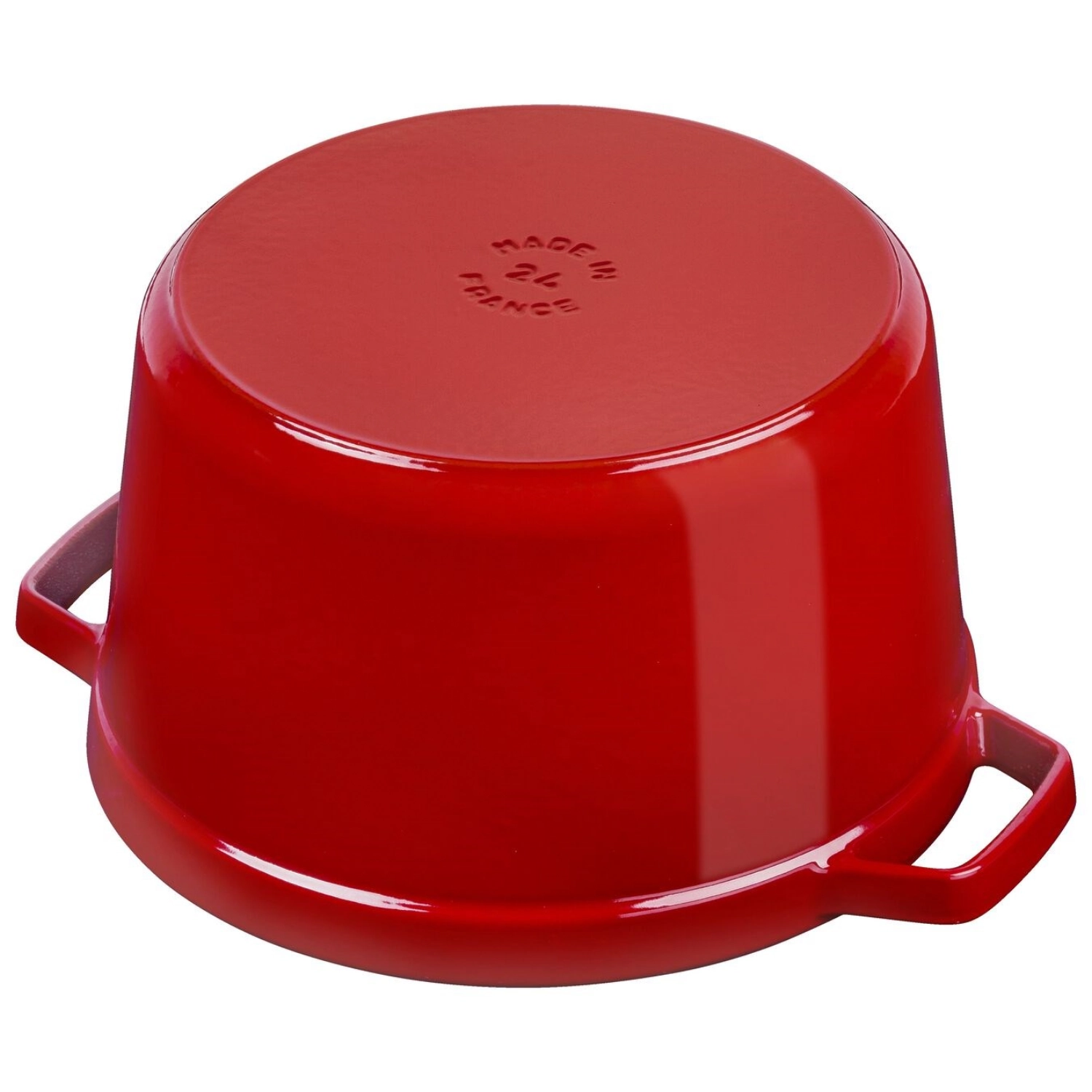 Stcoc10 cocotte 24 cerise rond(e) fonte