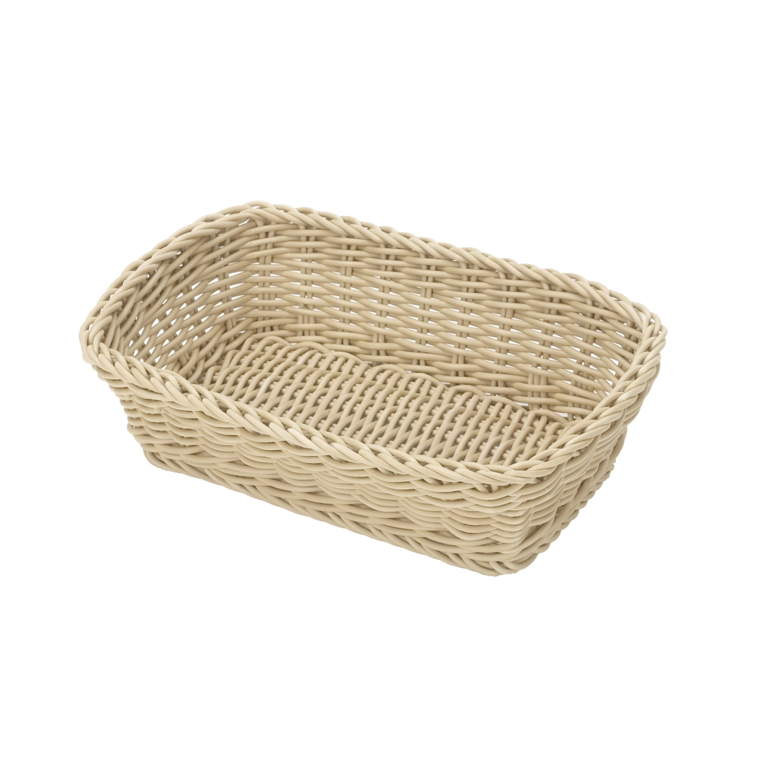 Panier rectangulaire, h-beige, 31x21x9cm