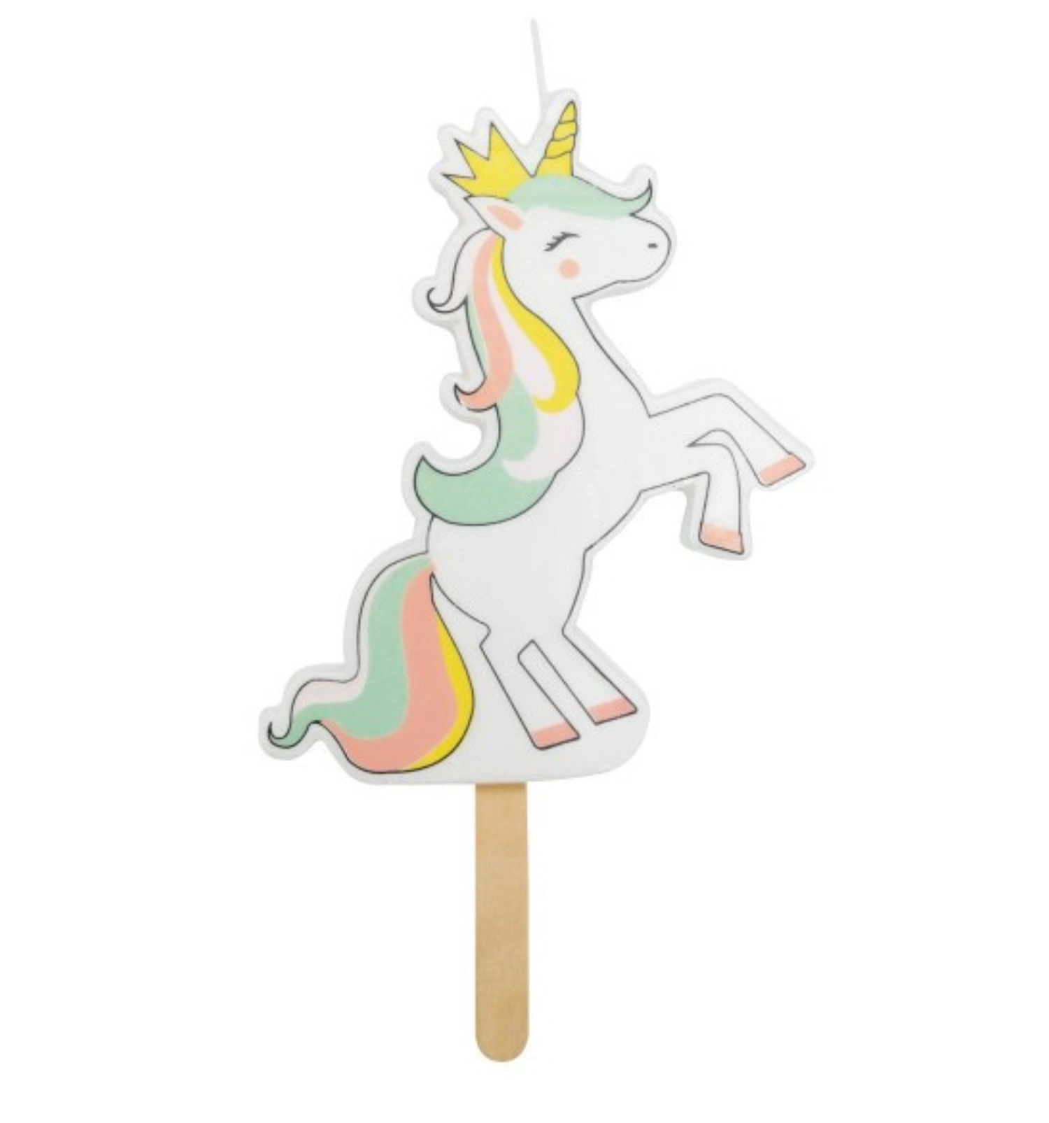 Bougie xxl licorne