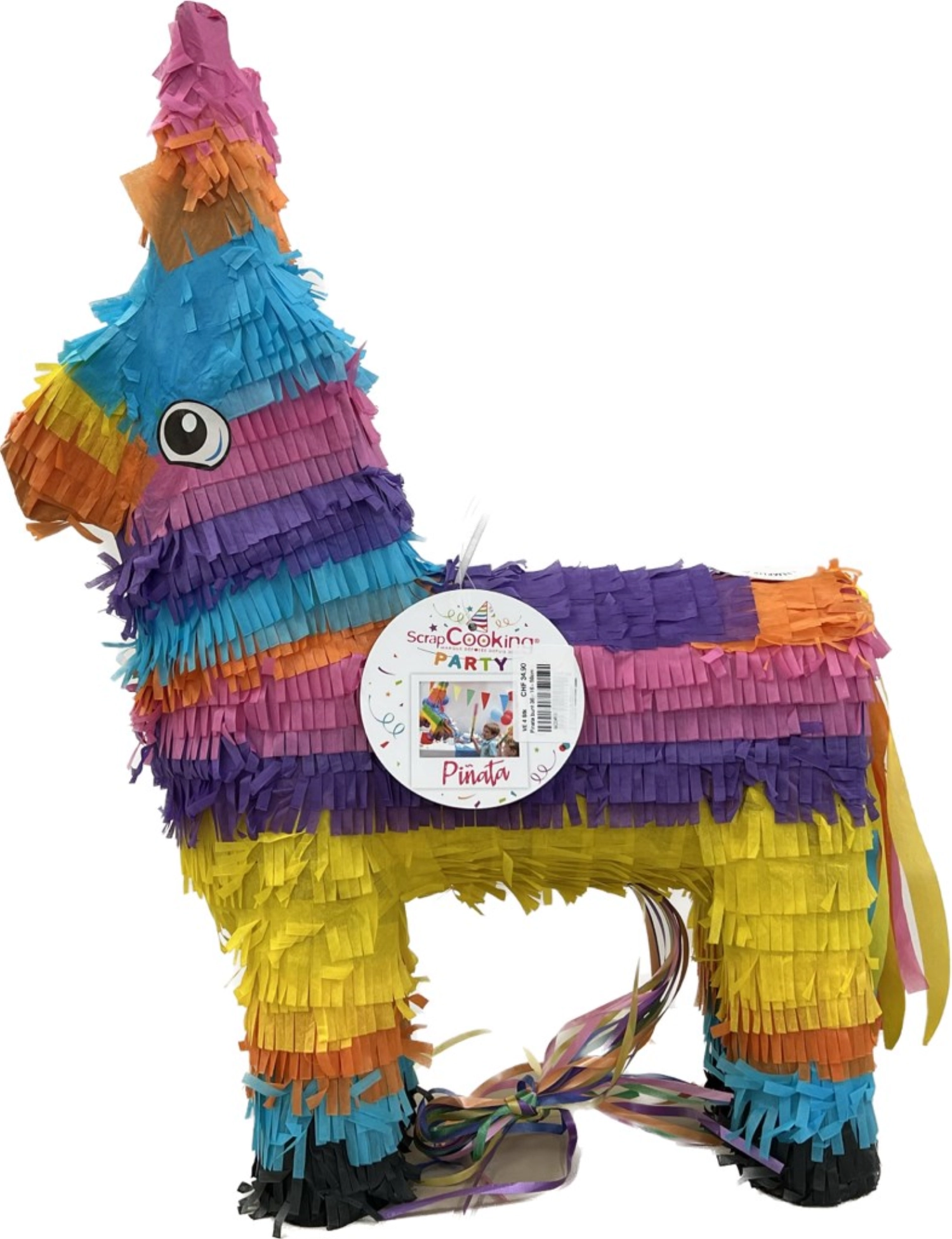 Pinata multicolore 36×16×58cm