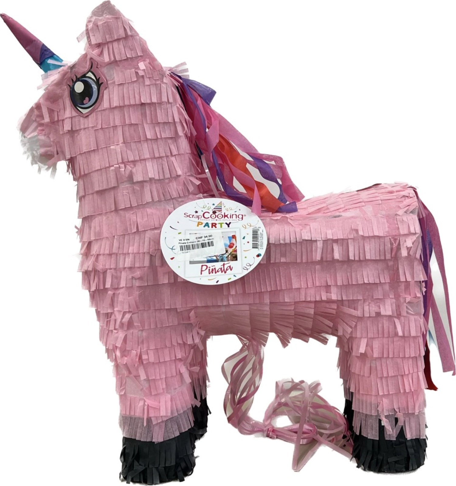 Pinata licorne 36×16×58cm