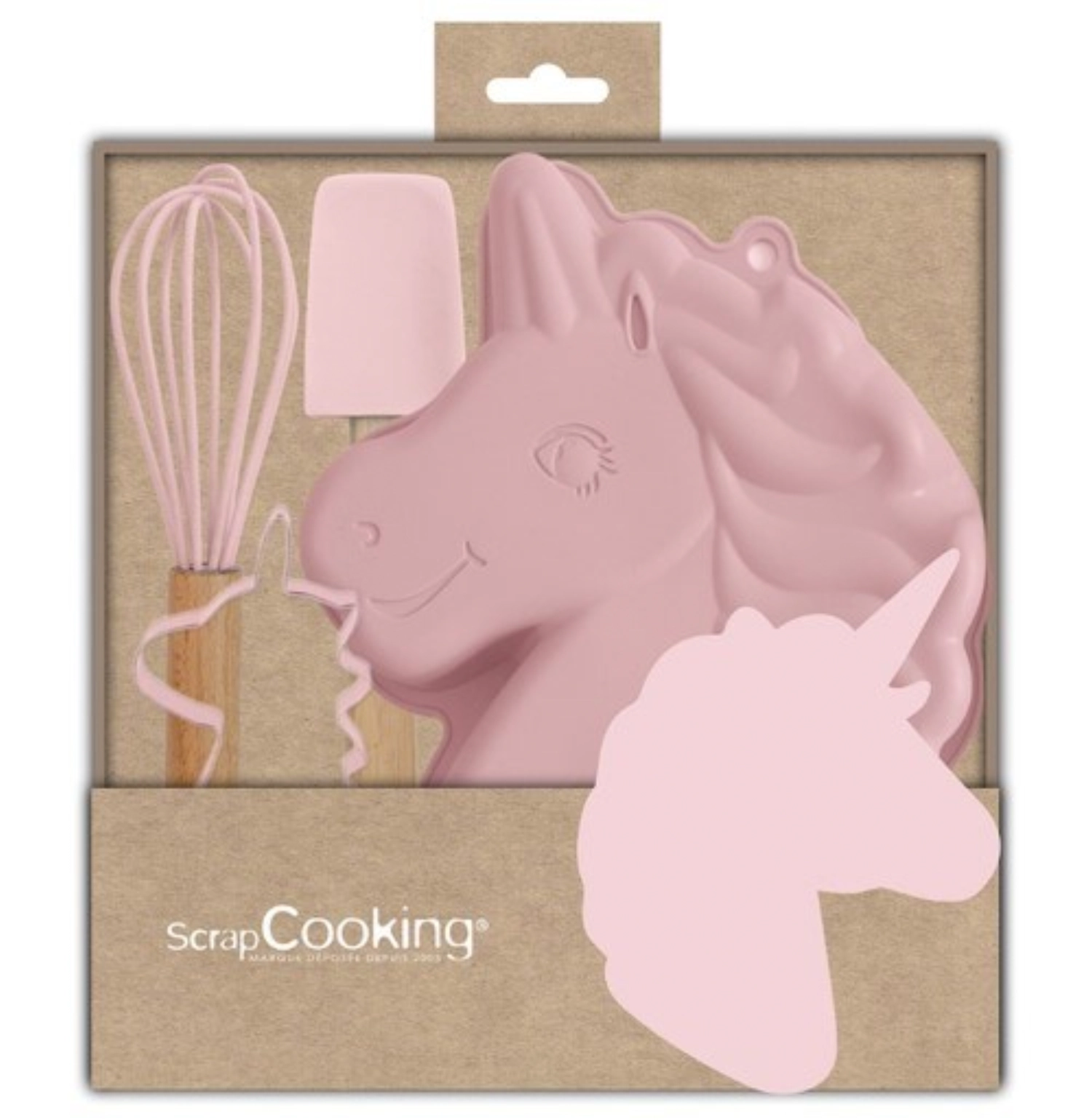 4 pcs. kit de cuisson enfant licorne