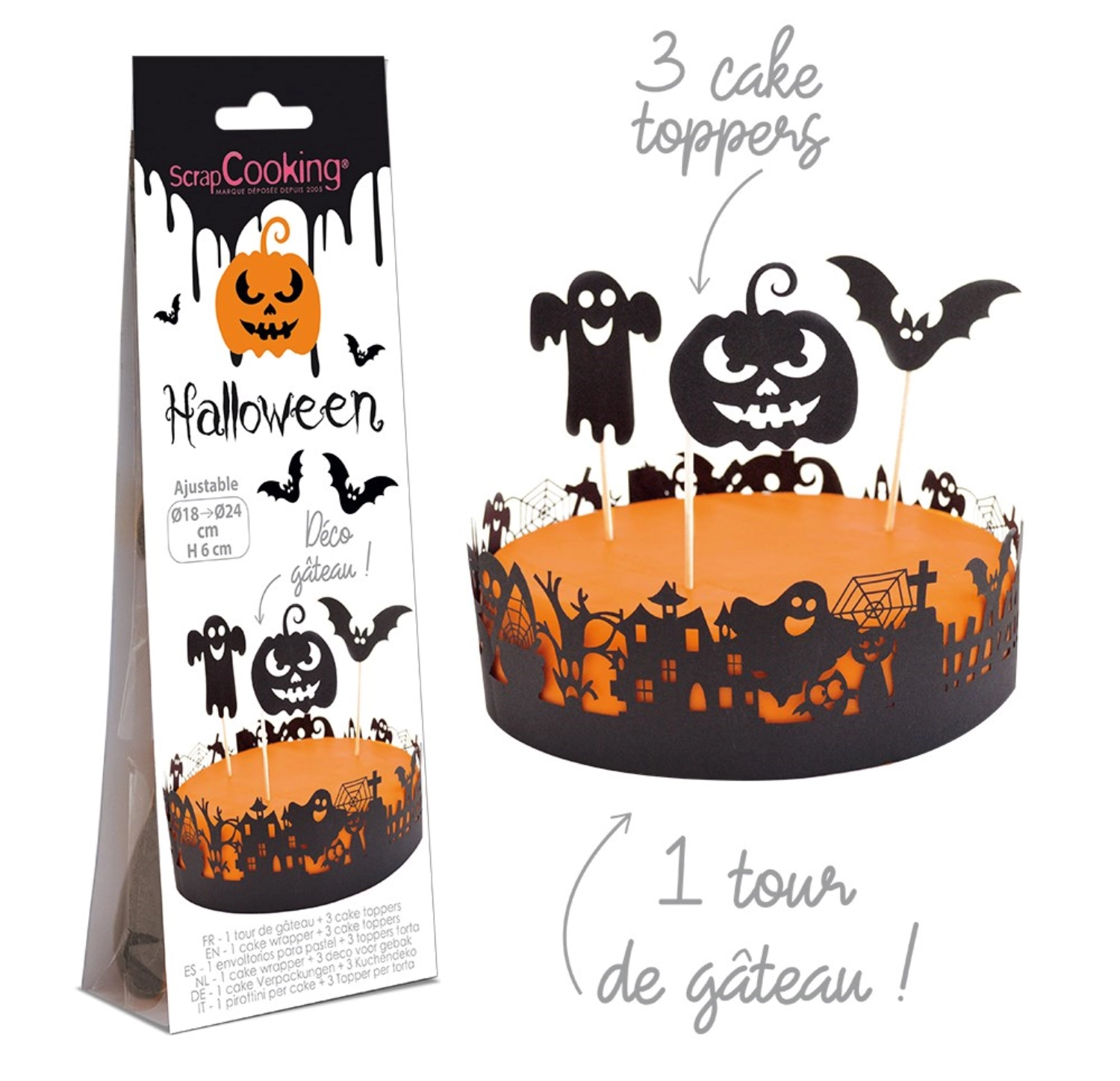 Déco gâteau halloween