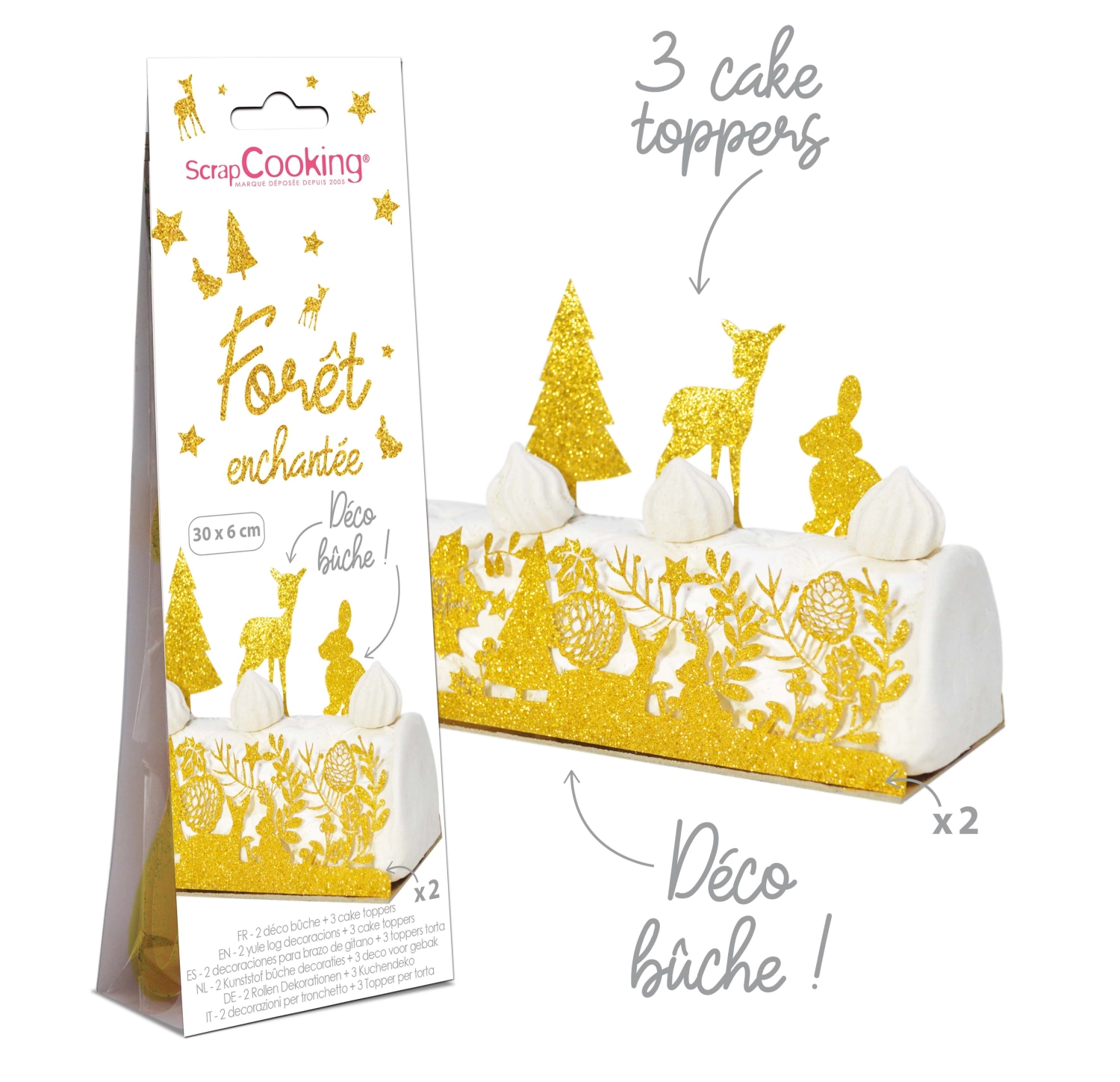 Cake Wrapper und Topper