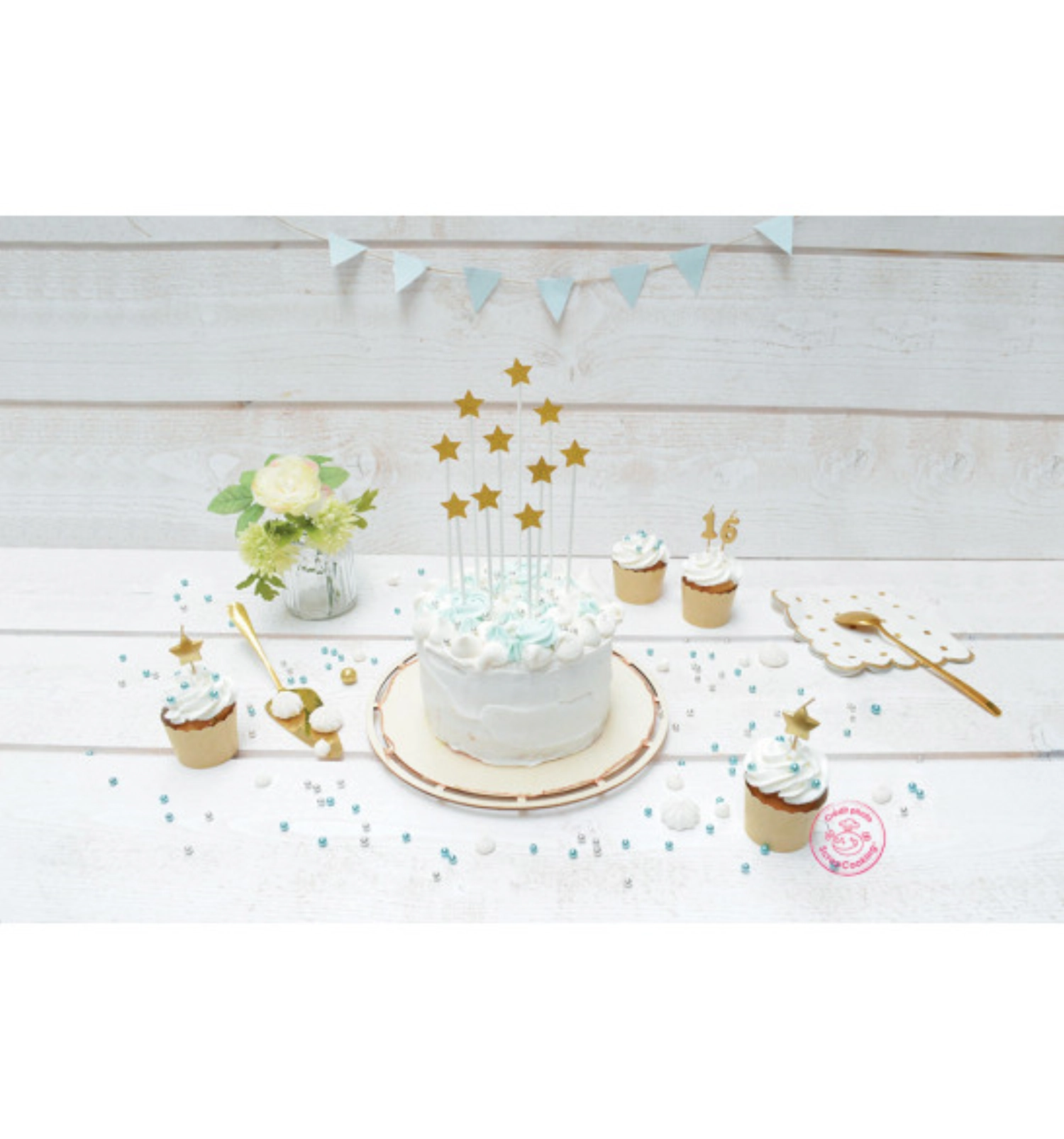 10er Set Cake Toppers