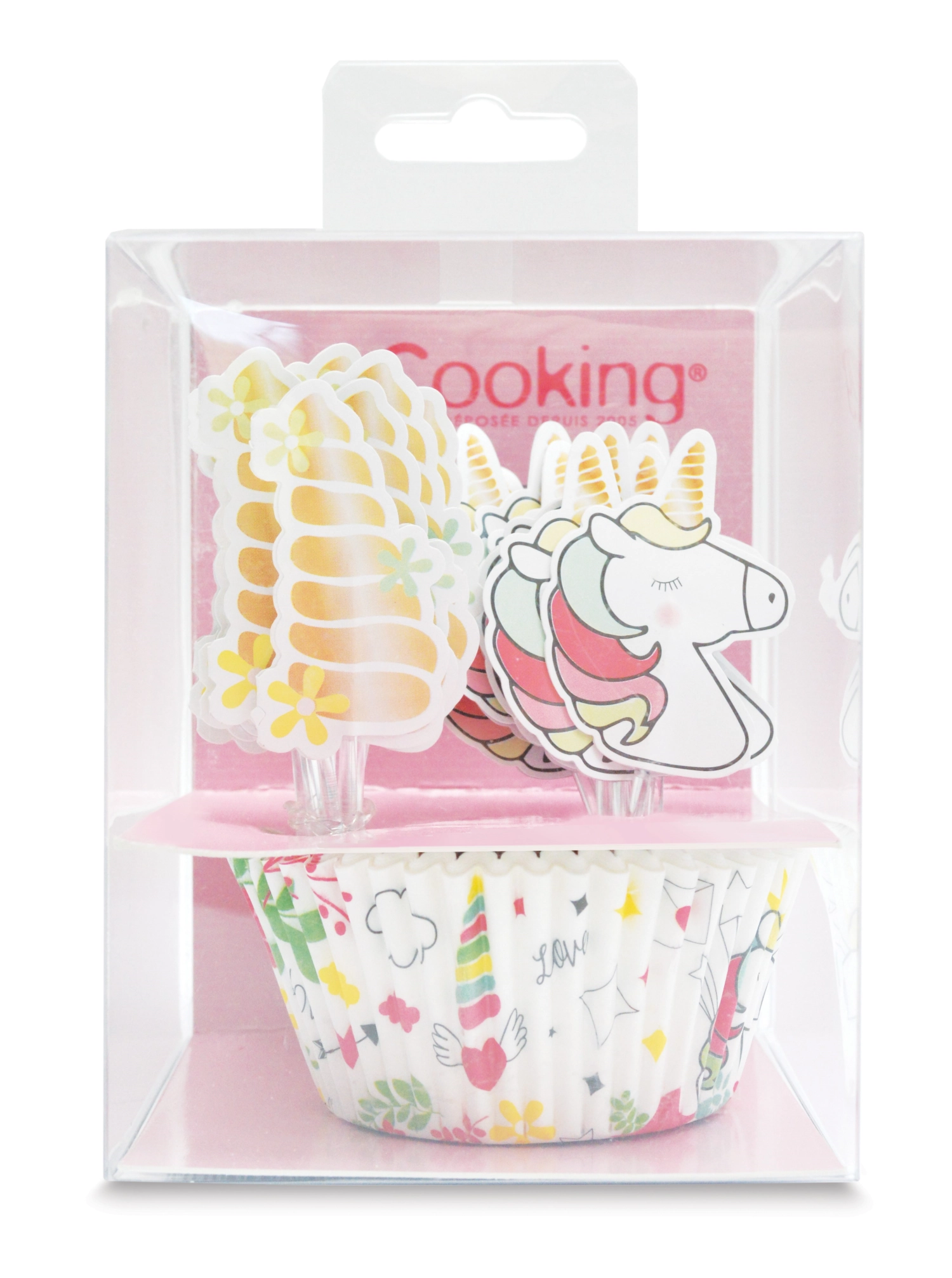 24 Stk. Cupcake Förmchen und 24 Cake Toppers