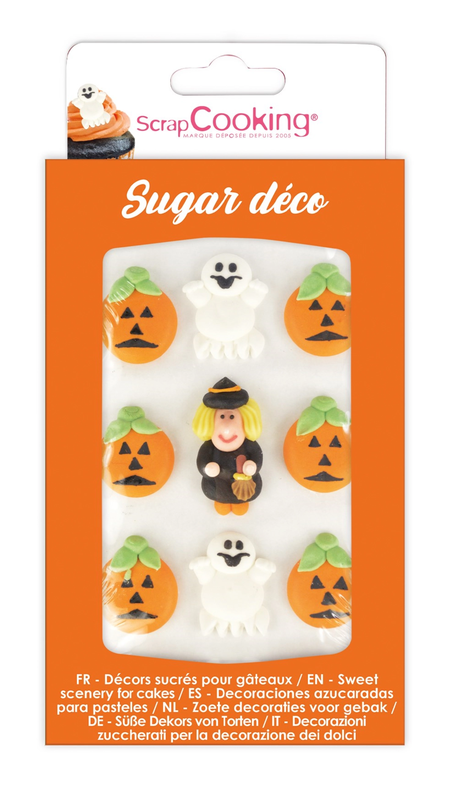 9 pcs. Décor en sucre Halloween