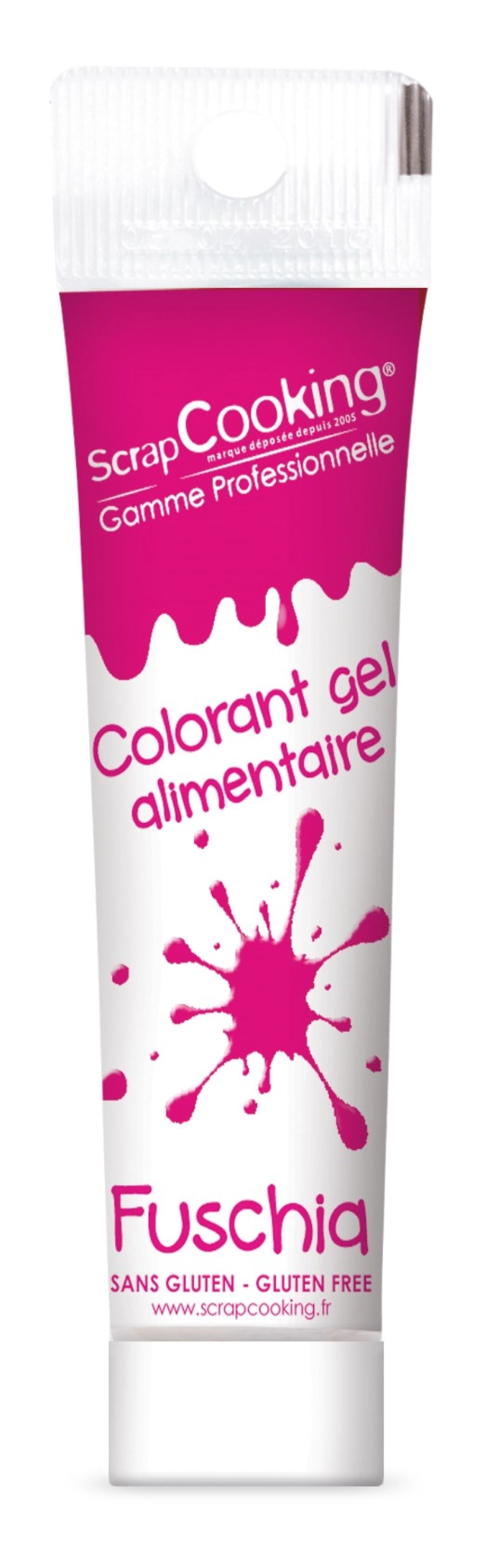 Colorant alimentaire gel fuchsia 20g