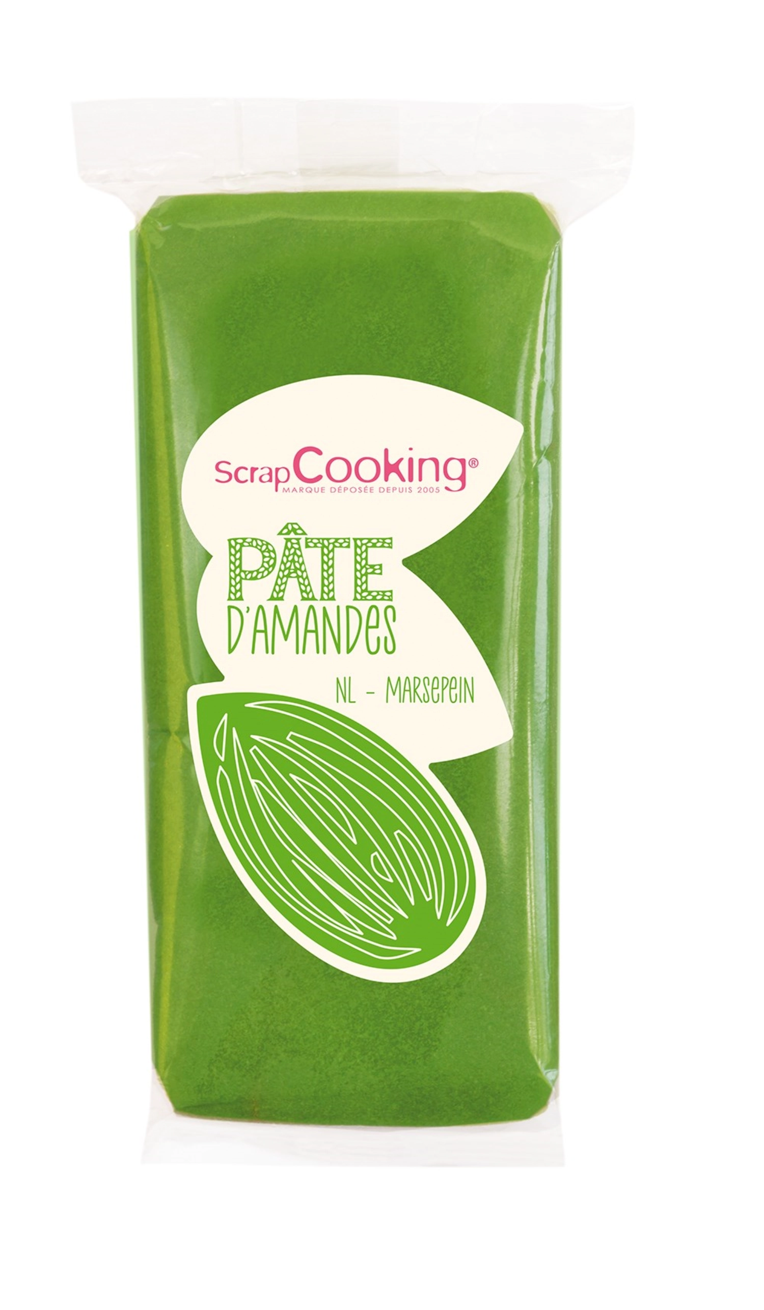 Pâte d'amandes verte 200g