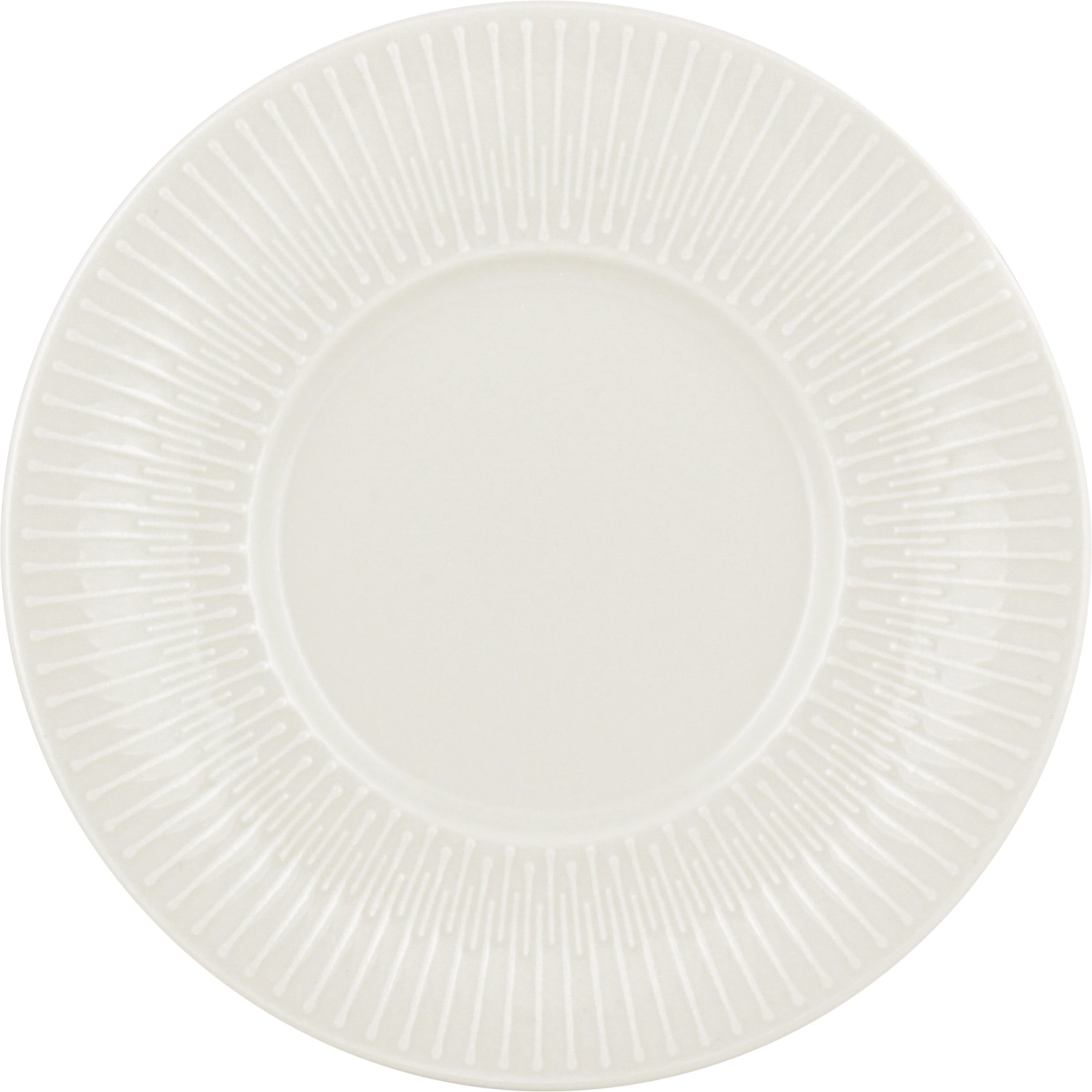 Delight Vibes Assiette plate ronde drapeau relief 16cm