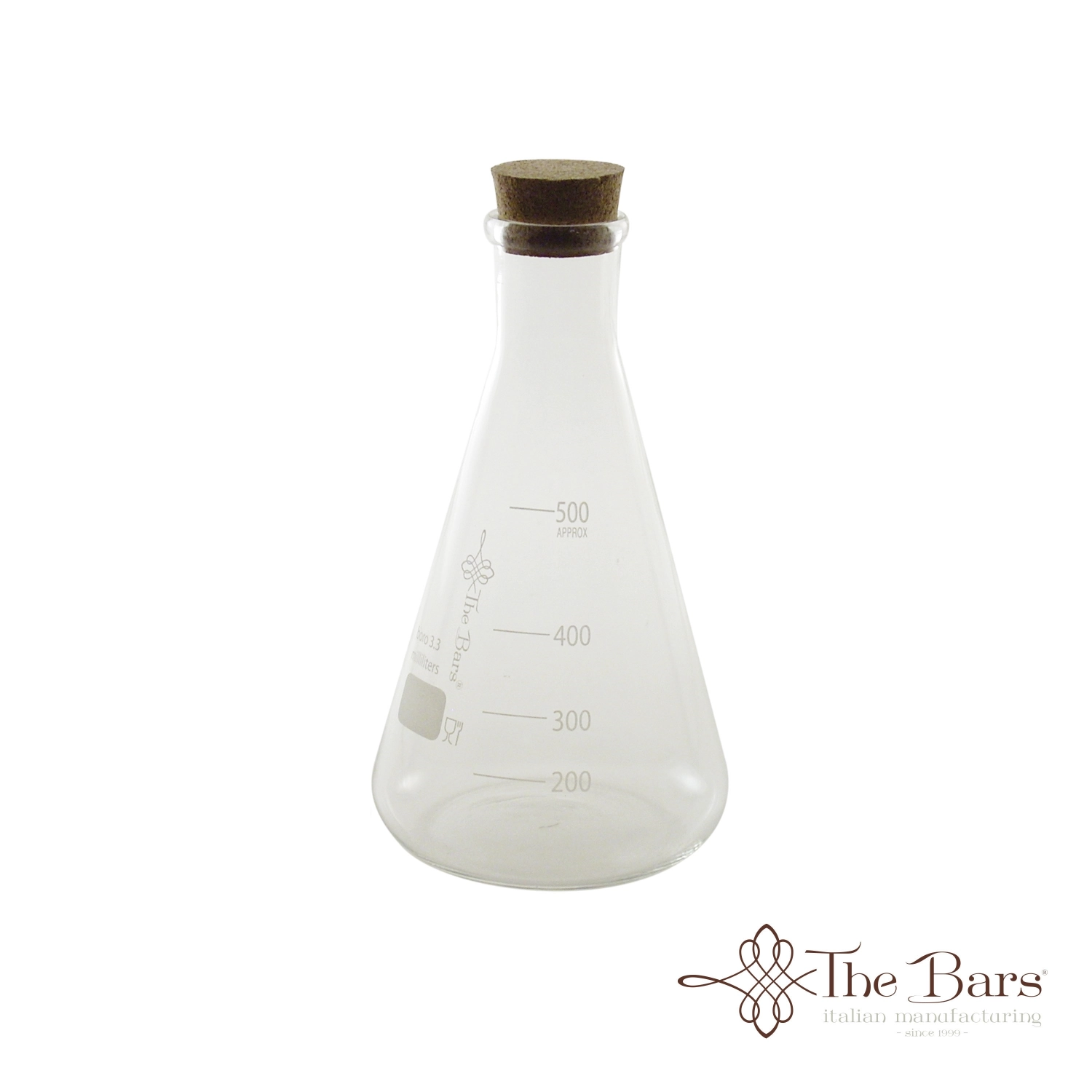 Labware glass flask 500 ml.