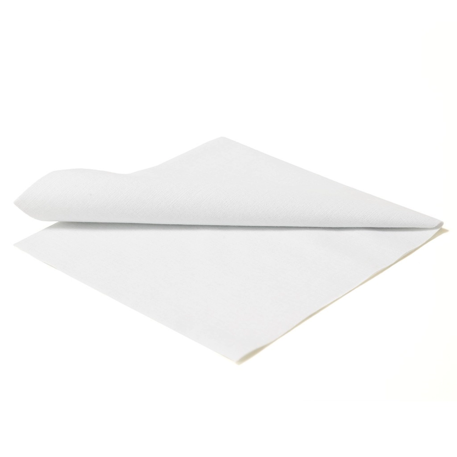 Serviette de table 40x40cm, blanc polaire, 15 pcs.