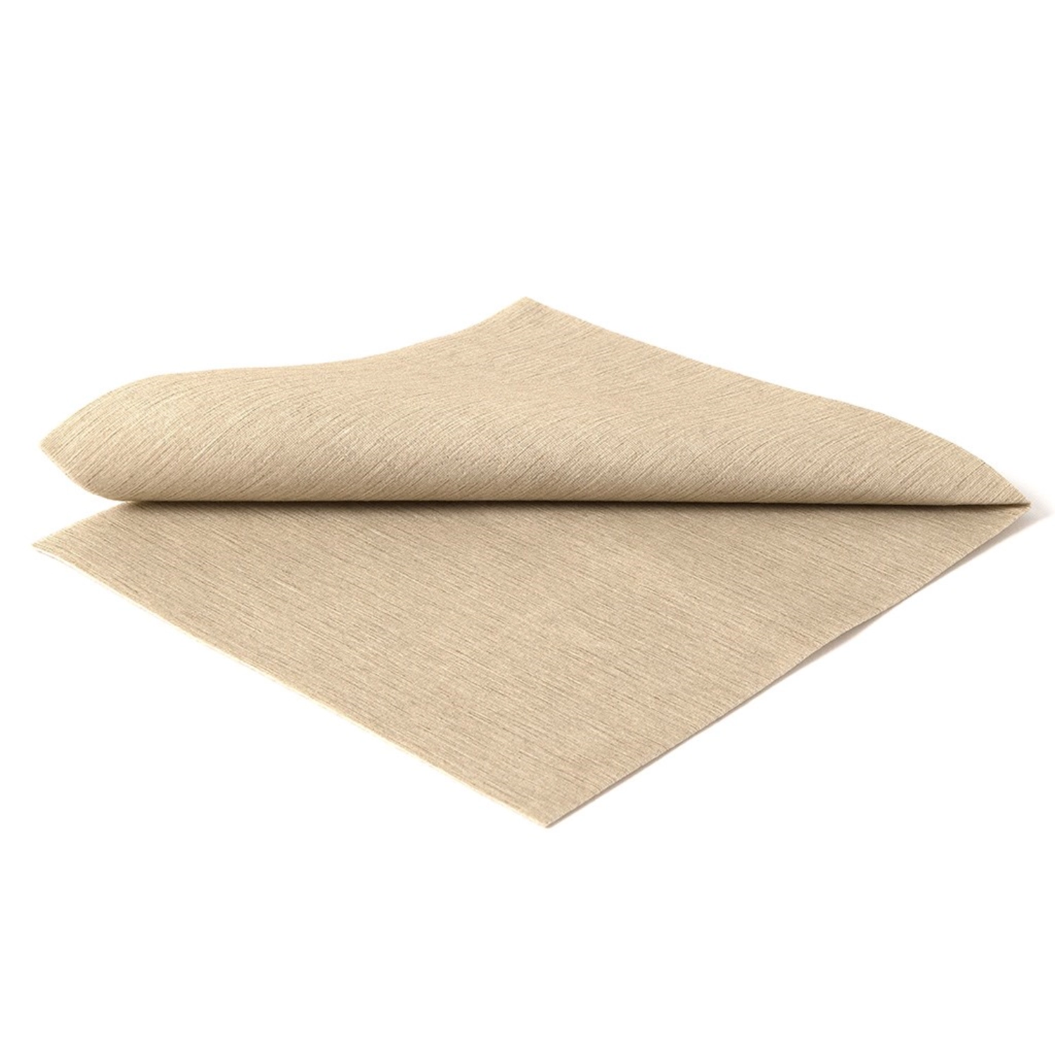 Serviette de table 40x40cm, taupe, 15 pcs.