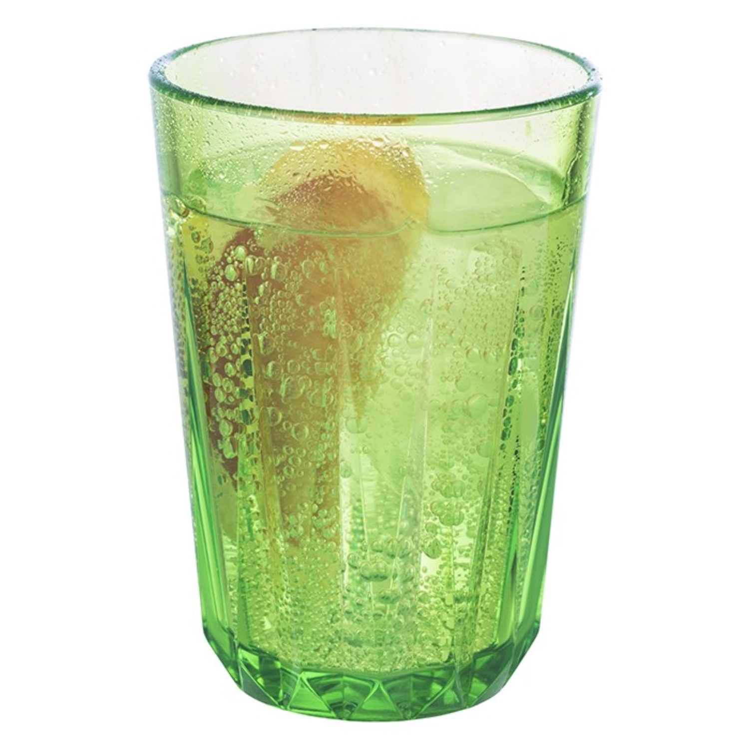 Gobelet crystal vert d7cm h9.5cm, 150ml