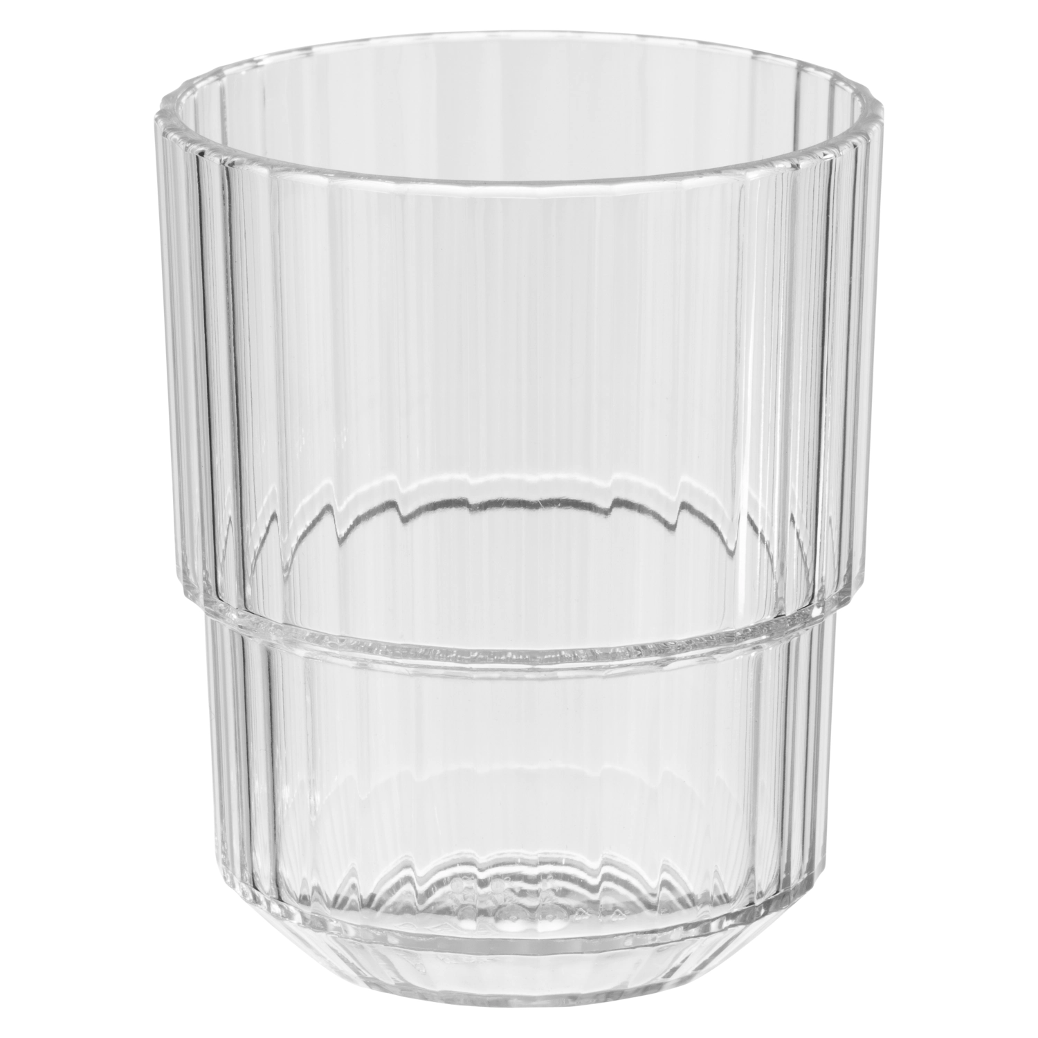 Gobelet linea transparent d6.5cm h8cm, 150ml