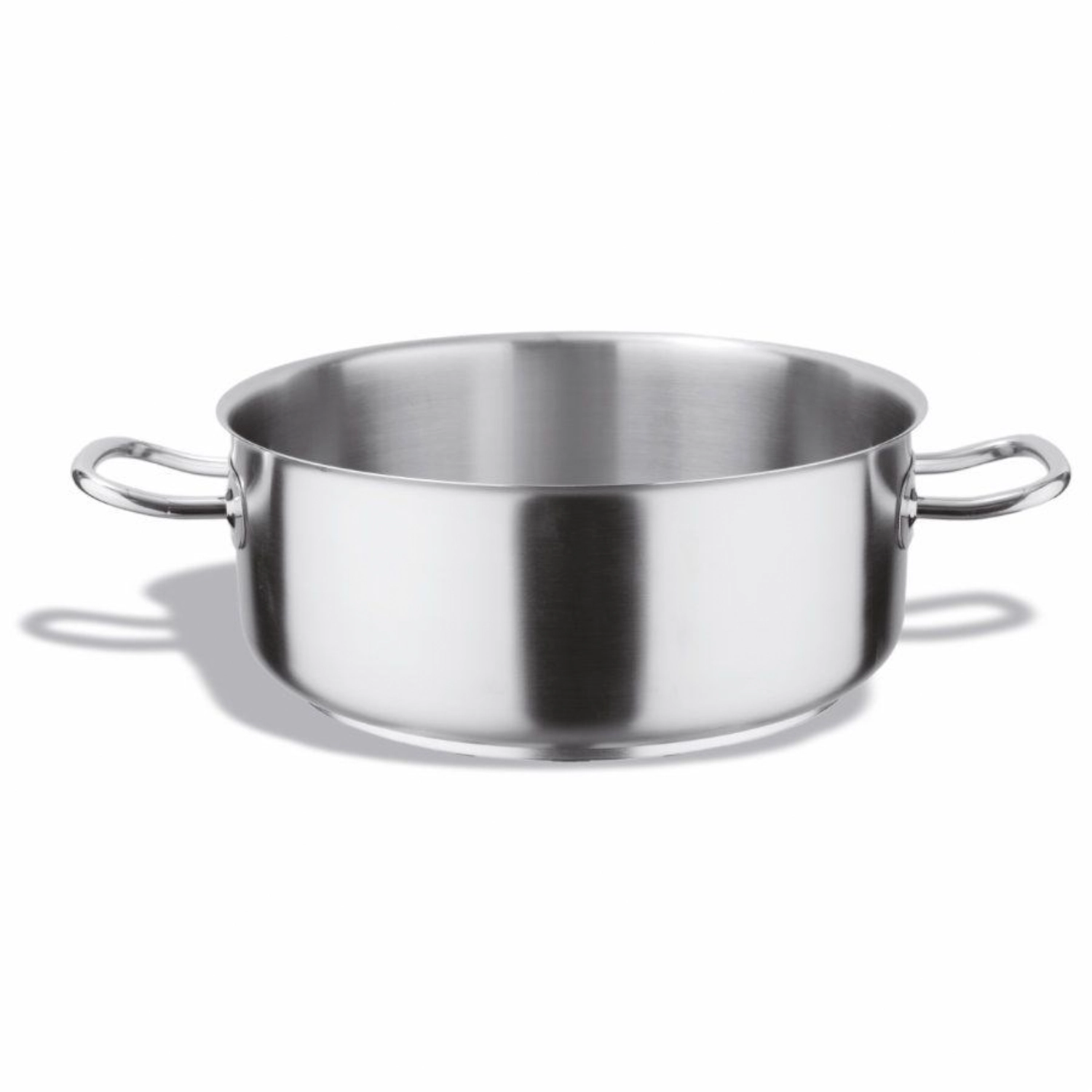 Faitout sans couvercle inox-pro acier inoxydable 28 cm