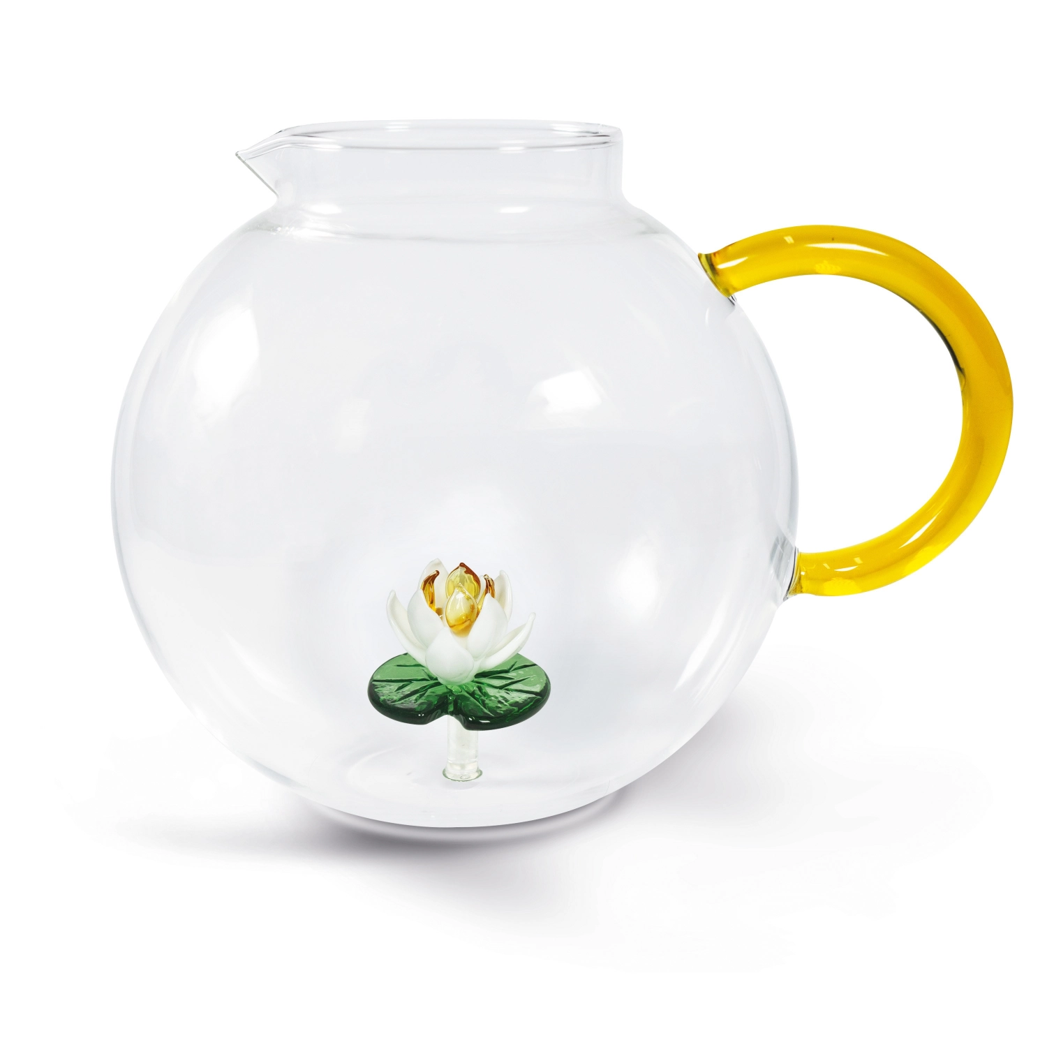 Pichet en verre borosilicaté 1.7 lt. m. nénuphar