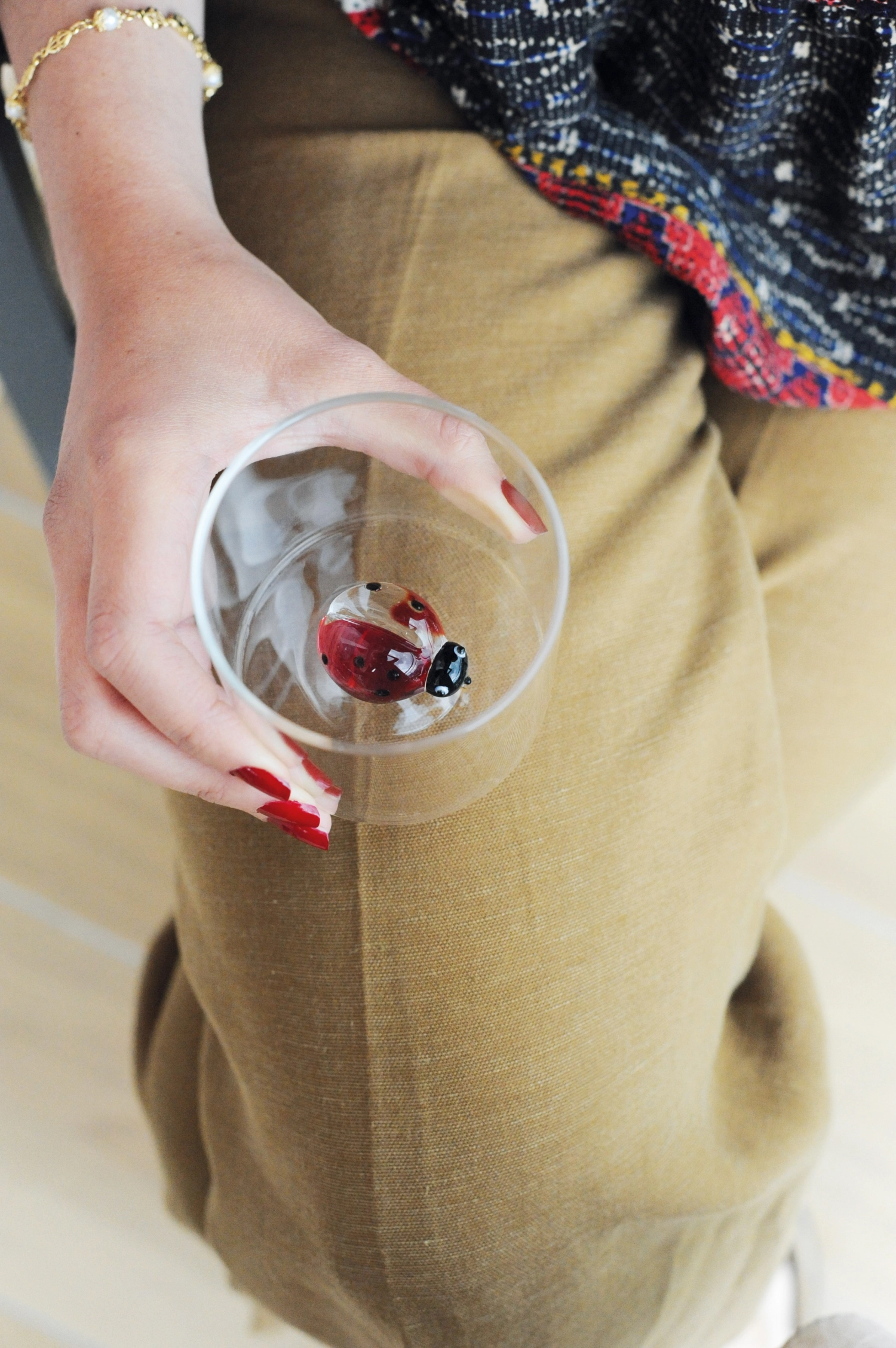 Verre en borosilicate 250 ml coccinelle