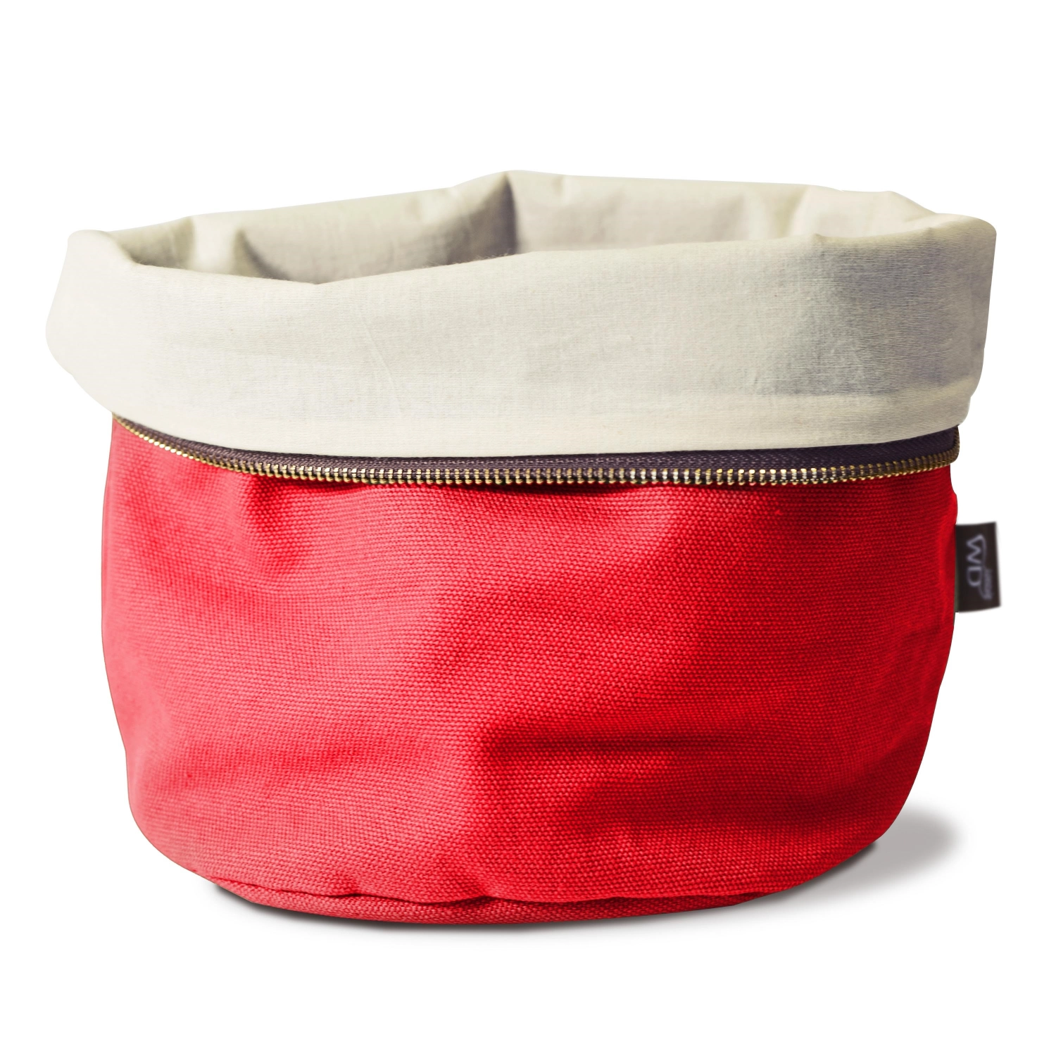 Sac à pain en coton 20cm, chauffé, rouge