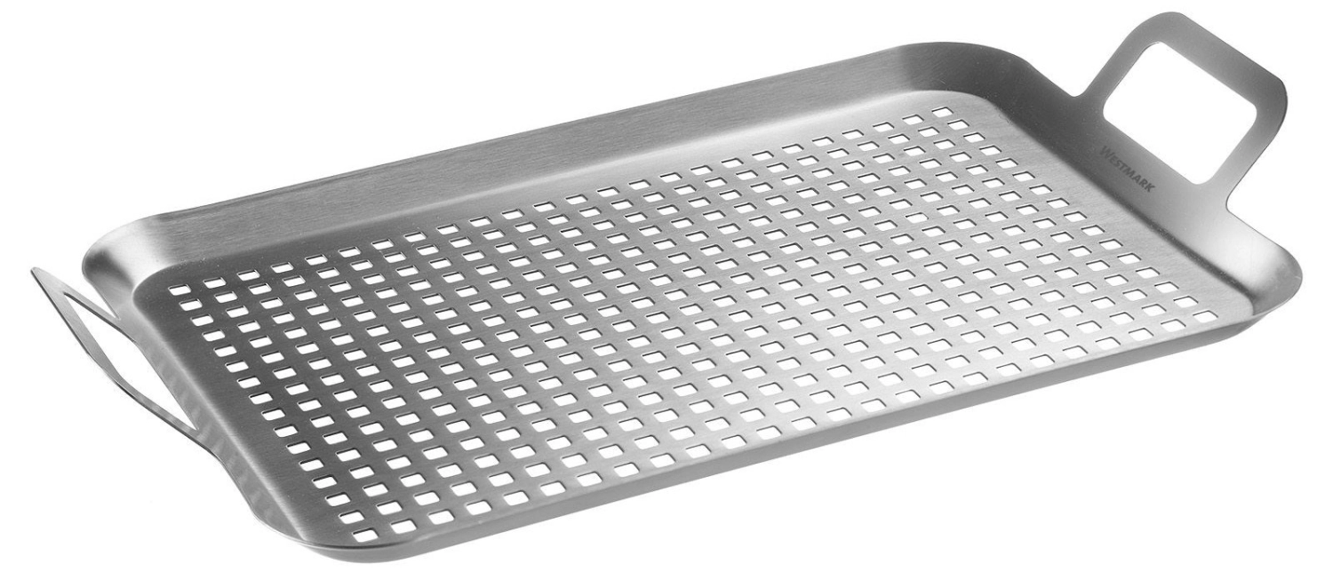 Poêle à griller plate, petite, acier inoxydable