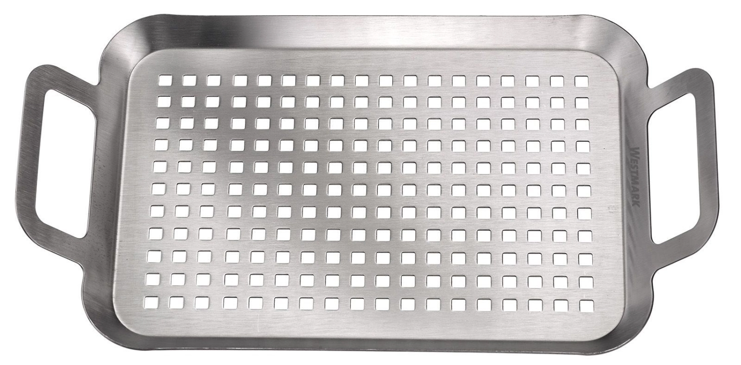 Poêle à griller plate, petite, acier inoxydable