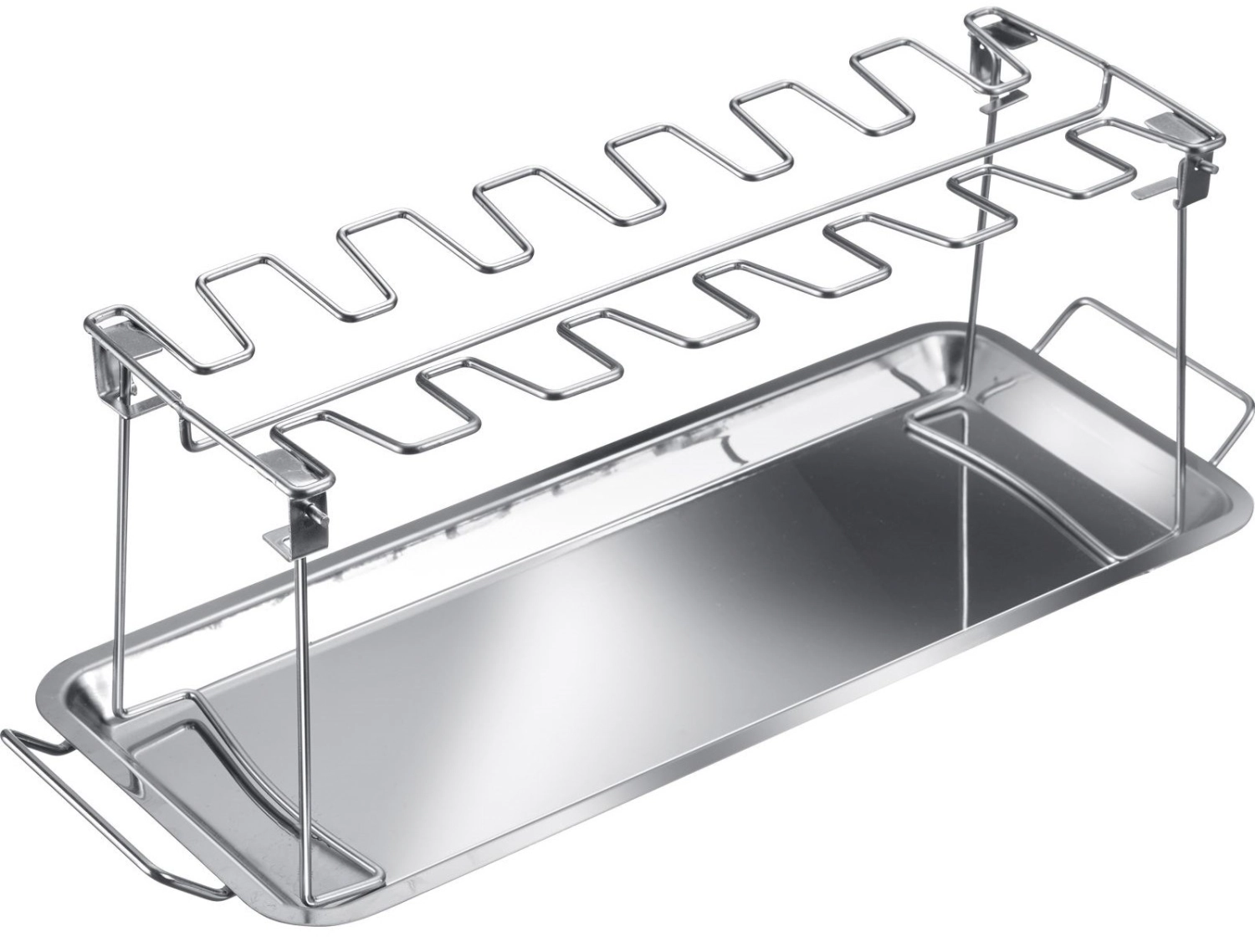 Support pour cuisses de poulet, acier inoxydable