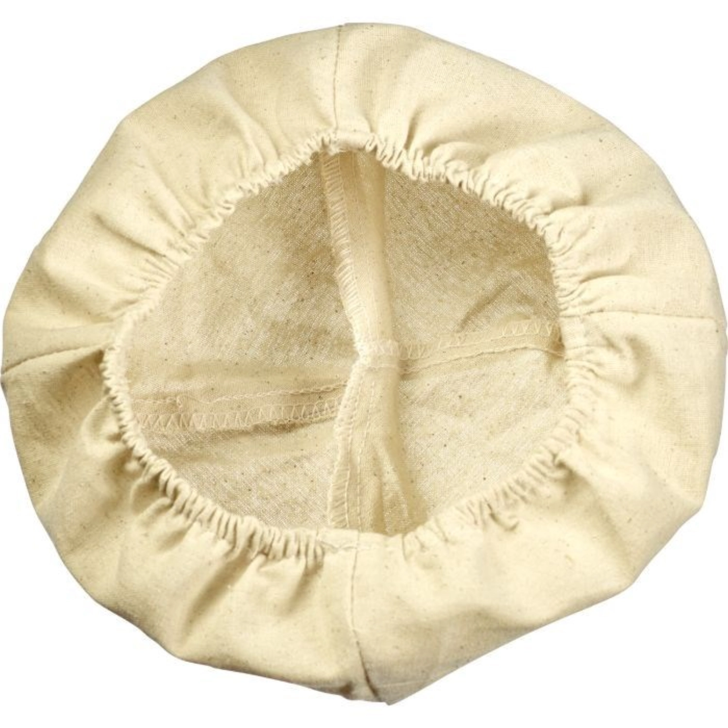 Housse pour panier, rond, grand, beige