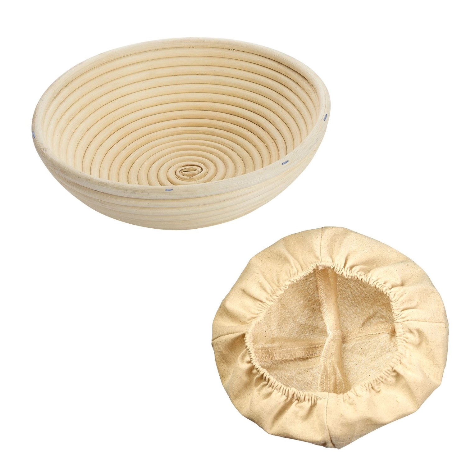 Paniers de fermentation ronds avec housse d24.5 x 8.5cm