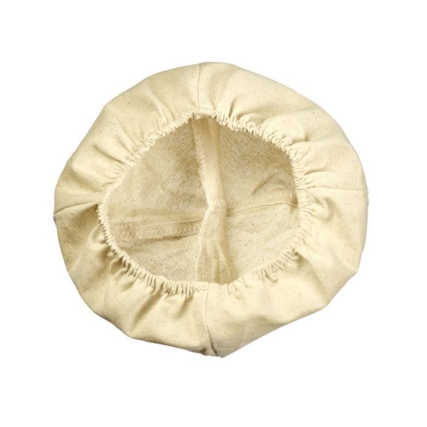 Housse pour panier rond moyen, beige