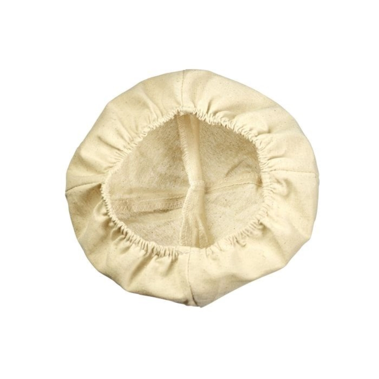 Housse pour panier rond petit, beige