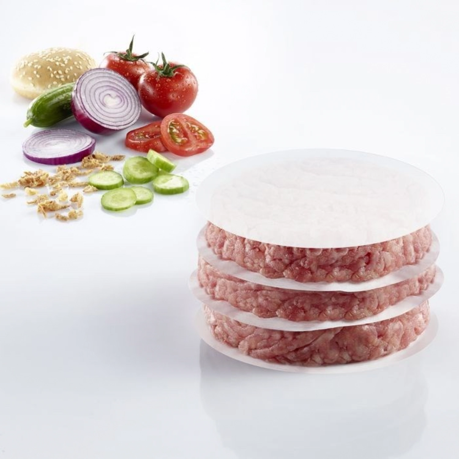 100 Stk. Burger Papier Mini