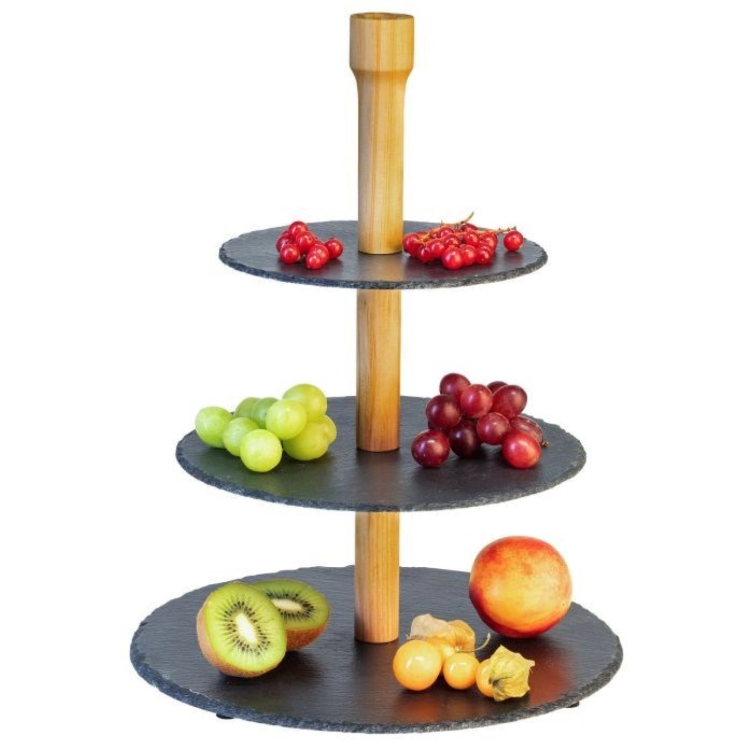 Tapas und Friends 3-stufige Etagere und Fingerfoodsticks