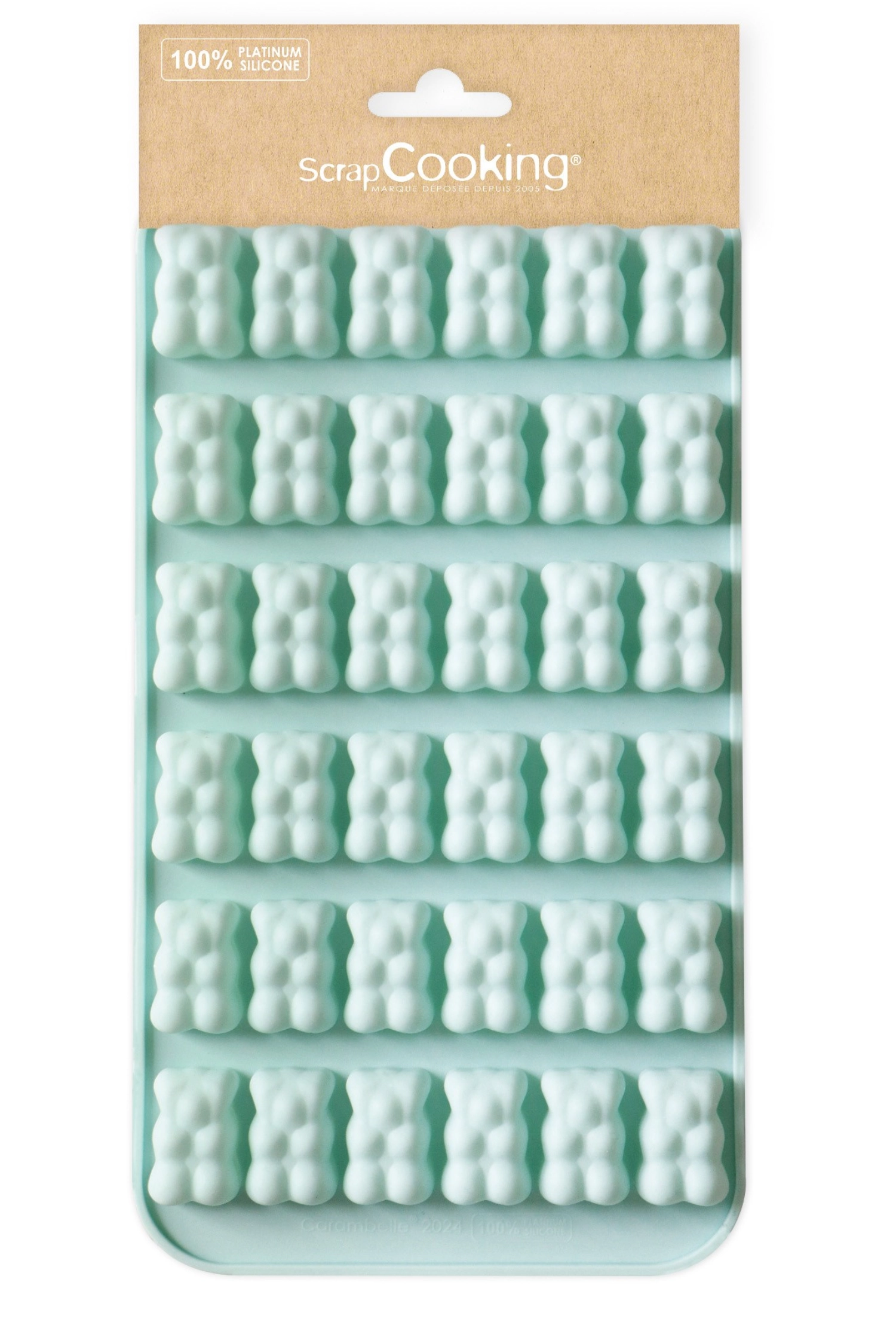 Moule à gâteaux en silicone 36 petits oursons en gomme