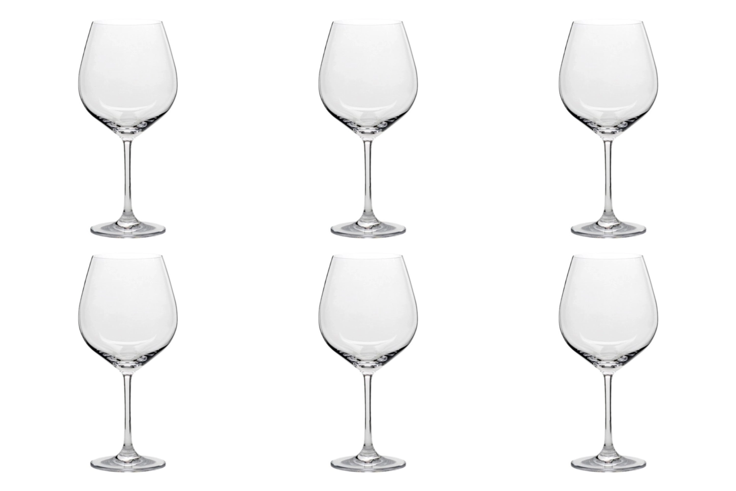 Set de 6 verres à bourgogne grand cuvée, 750ml, h:225mm