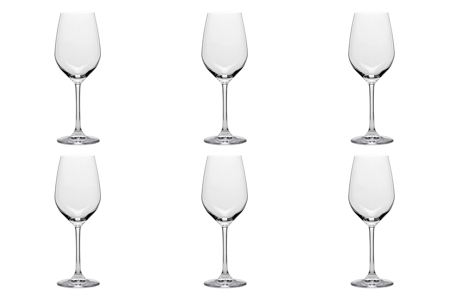 Set de 6 verres à vin blanc grand cuvée, 365ml, h : 214mm