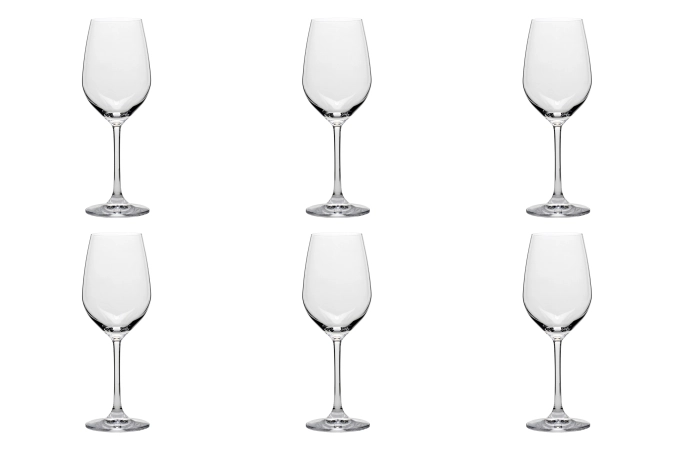 Set de 6 verres à vin blanc grand cuvée, 365ml, h : 214mm