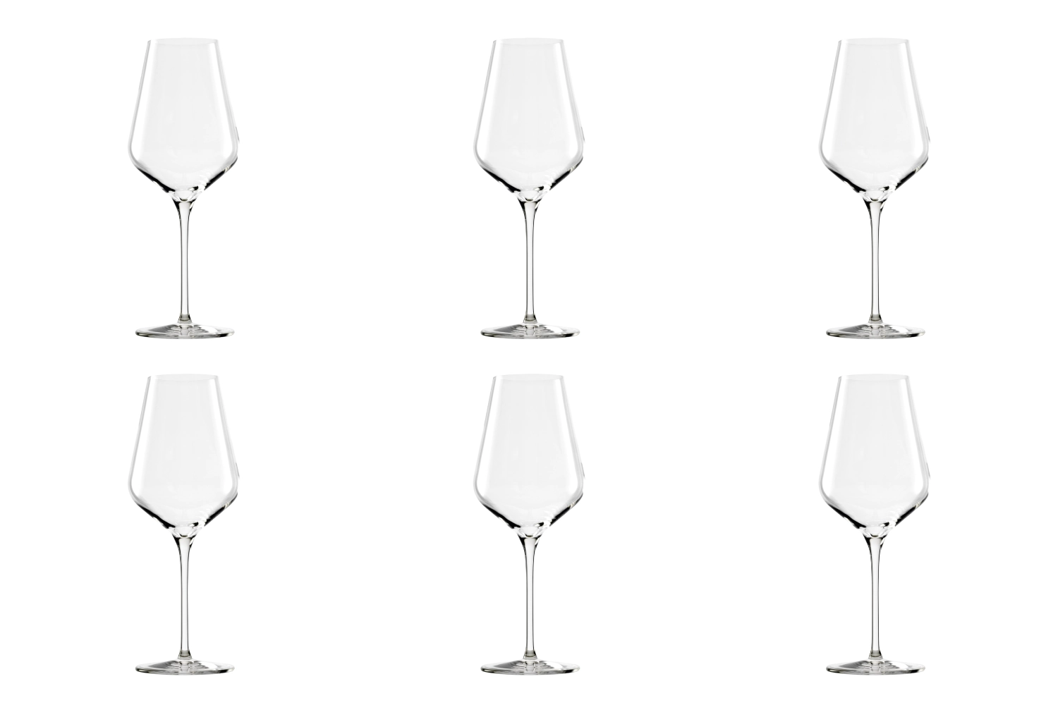 Set de 6 verres à vin rouge quatrophil 568ml h : 250mm