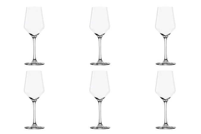 Set de 6 verres à vin blanc revolution classic 365ml h:220mm