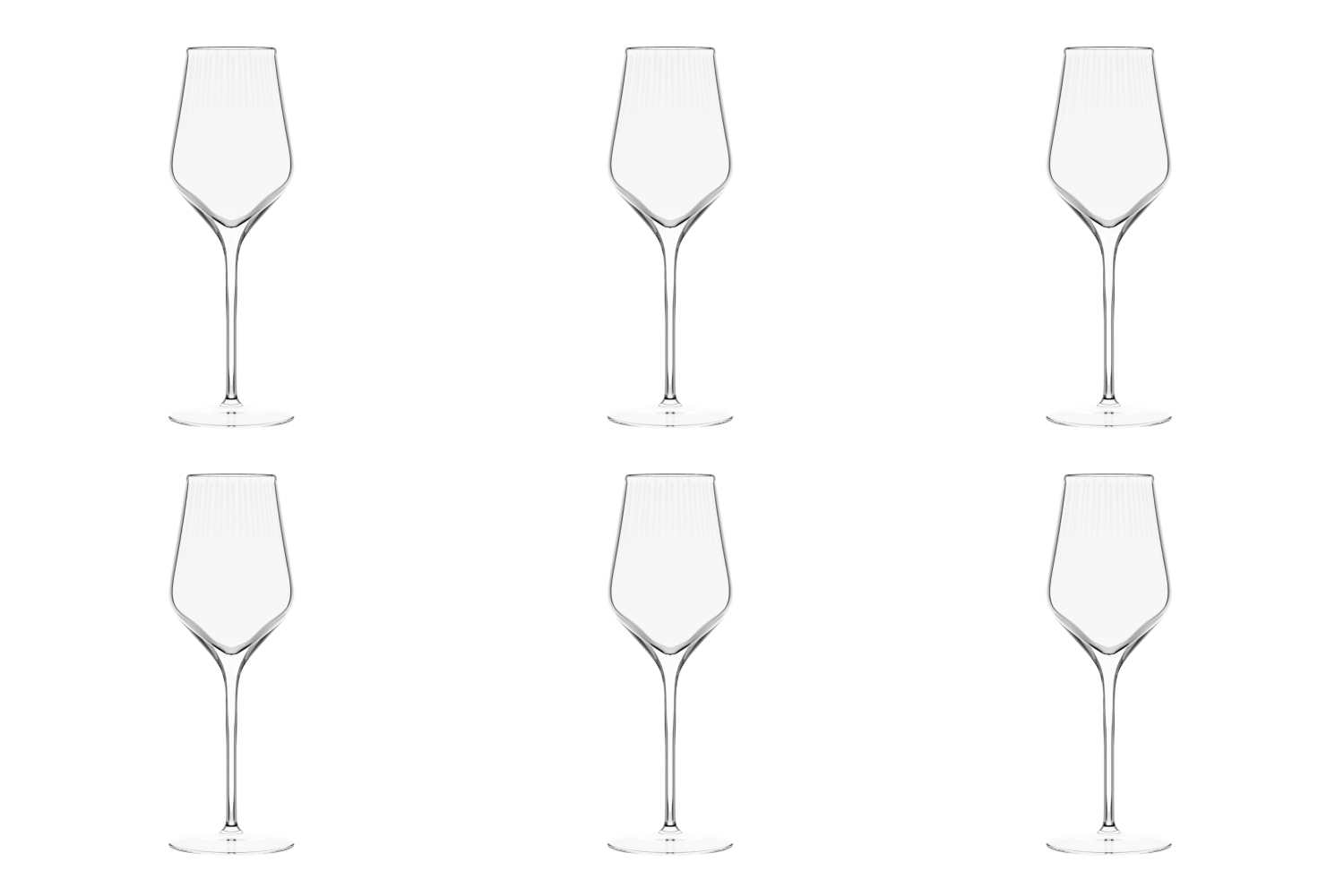 6 x symphony verre à vin blanc 405ml h : 245mm