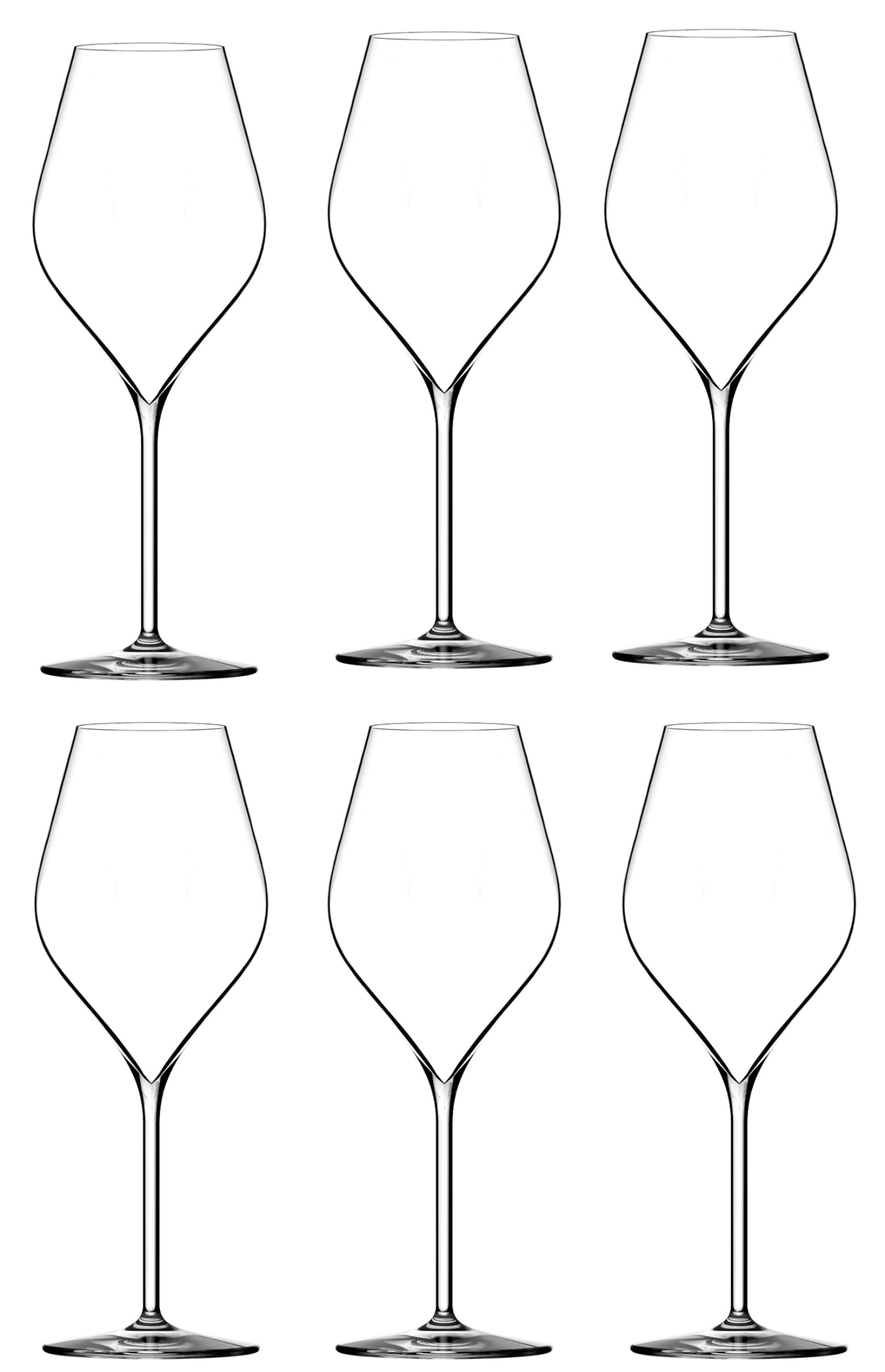 Set de 6 verres universels absolus 38cl