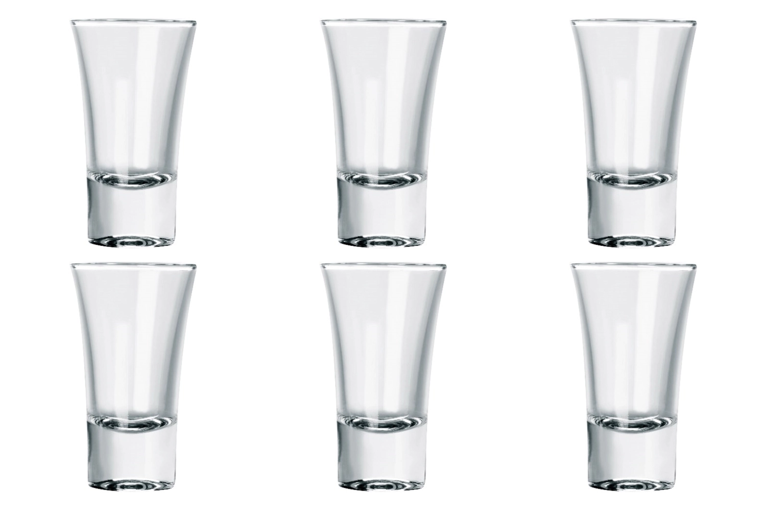 6er Set Cresta Senior Shot- und Schnapsglas 6cl 8.8cm