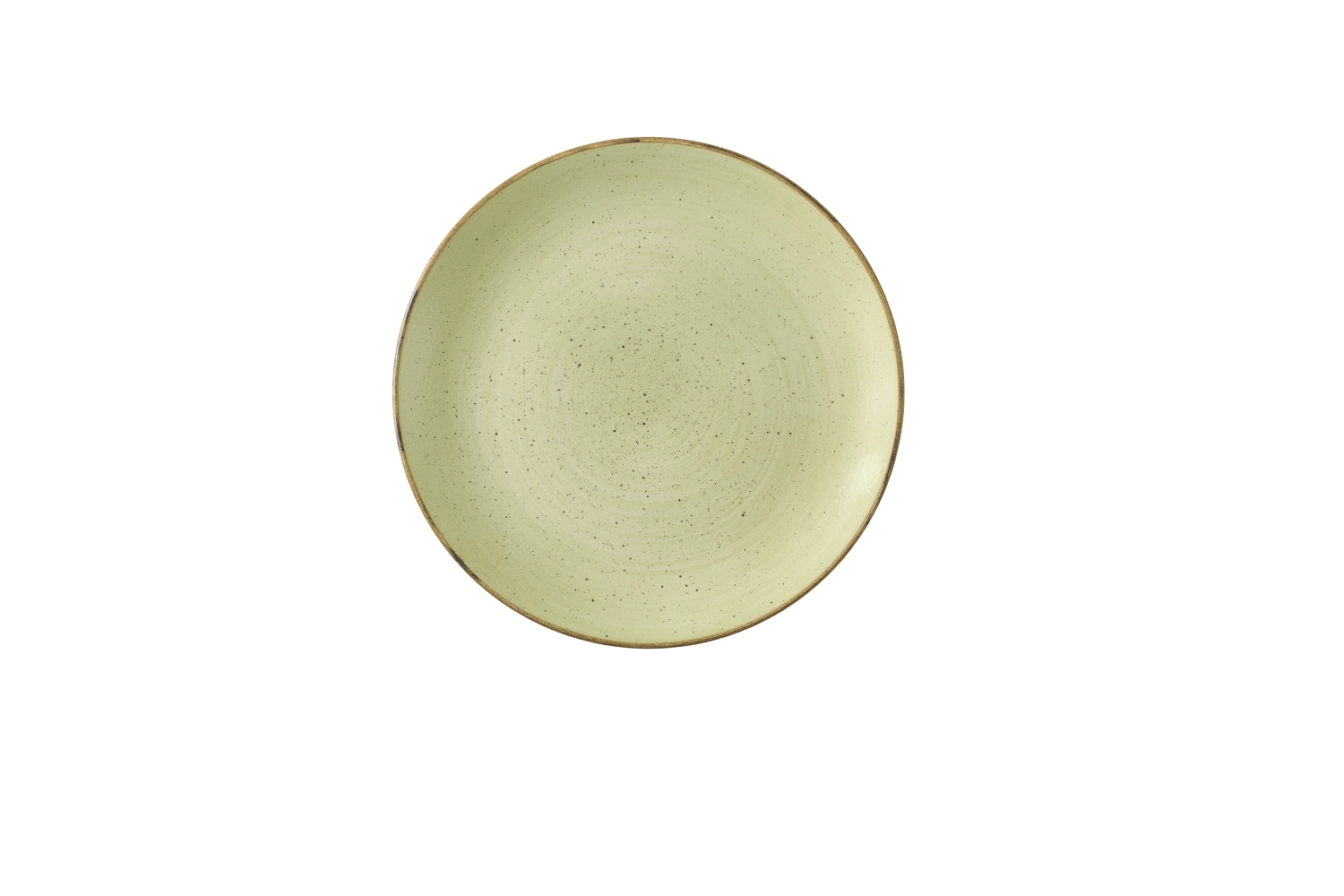 Stonecast Raw Green Coupe Assiette plate