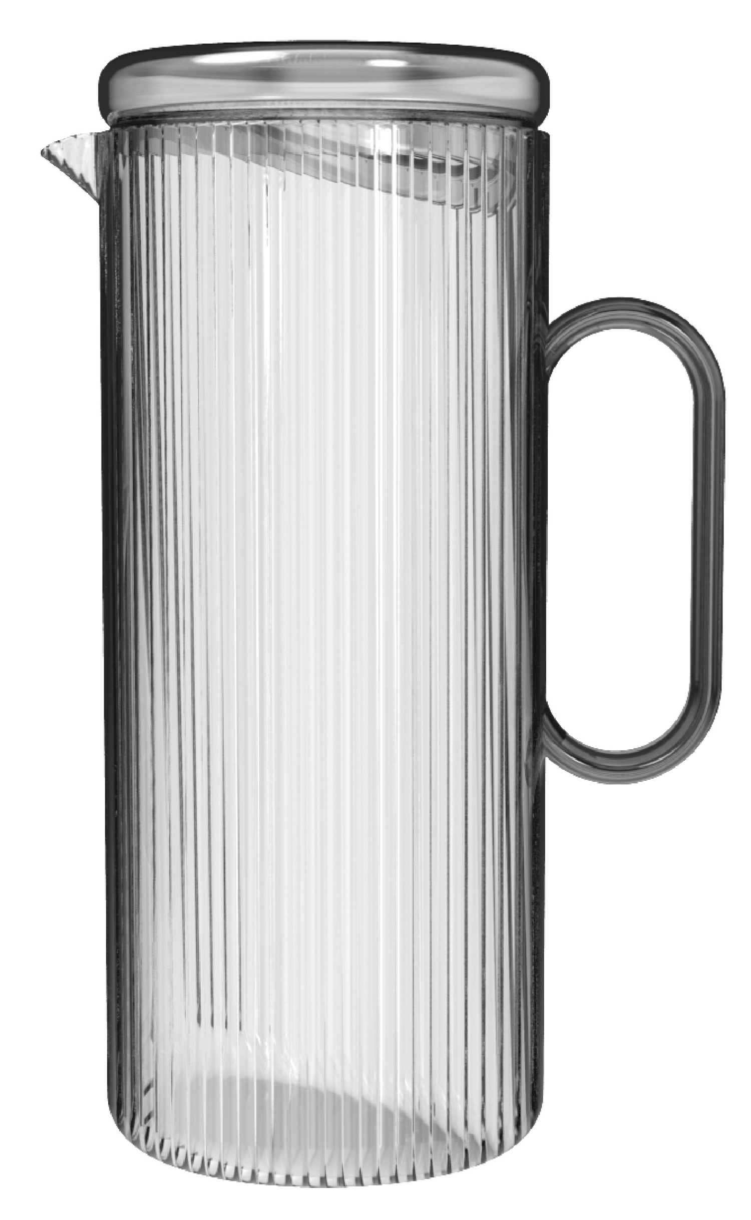 Carafe en verre borosilicaté gris