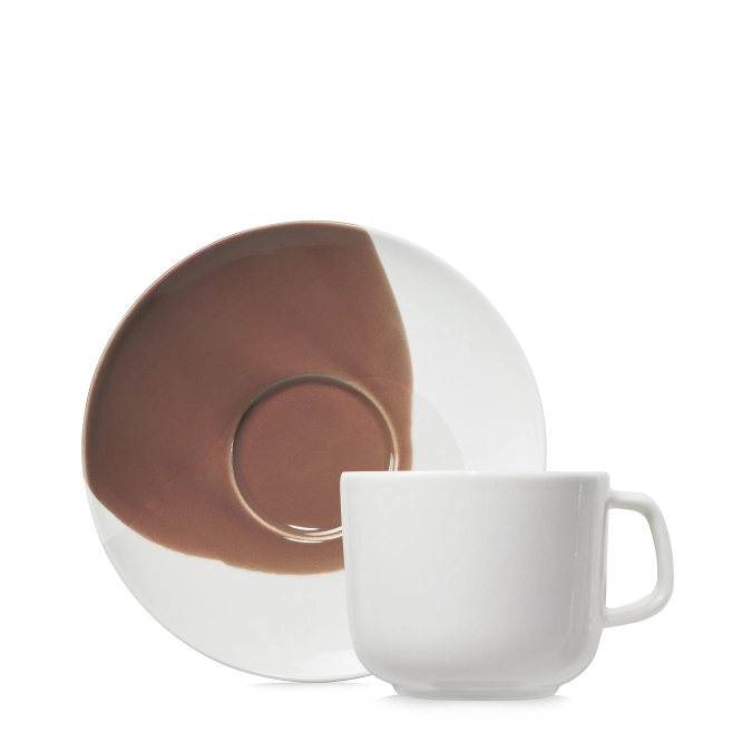 Confluence Teetasse mit Untertasse