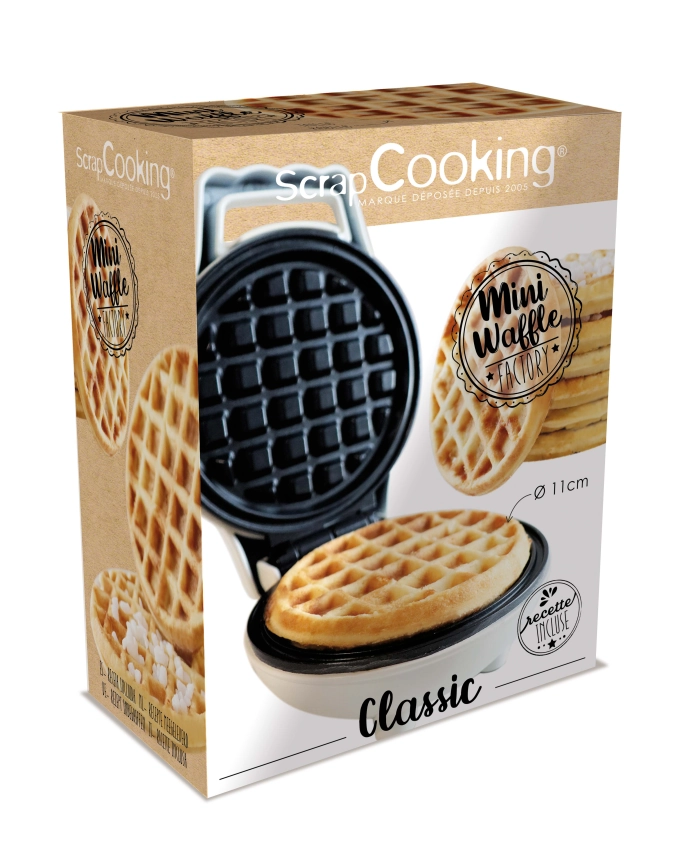 Waffeleisen Mini Waffle Factory Classic