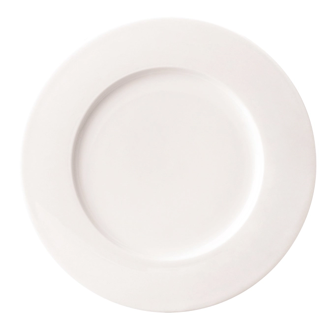 Assiette drapeau large Moma Bone China